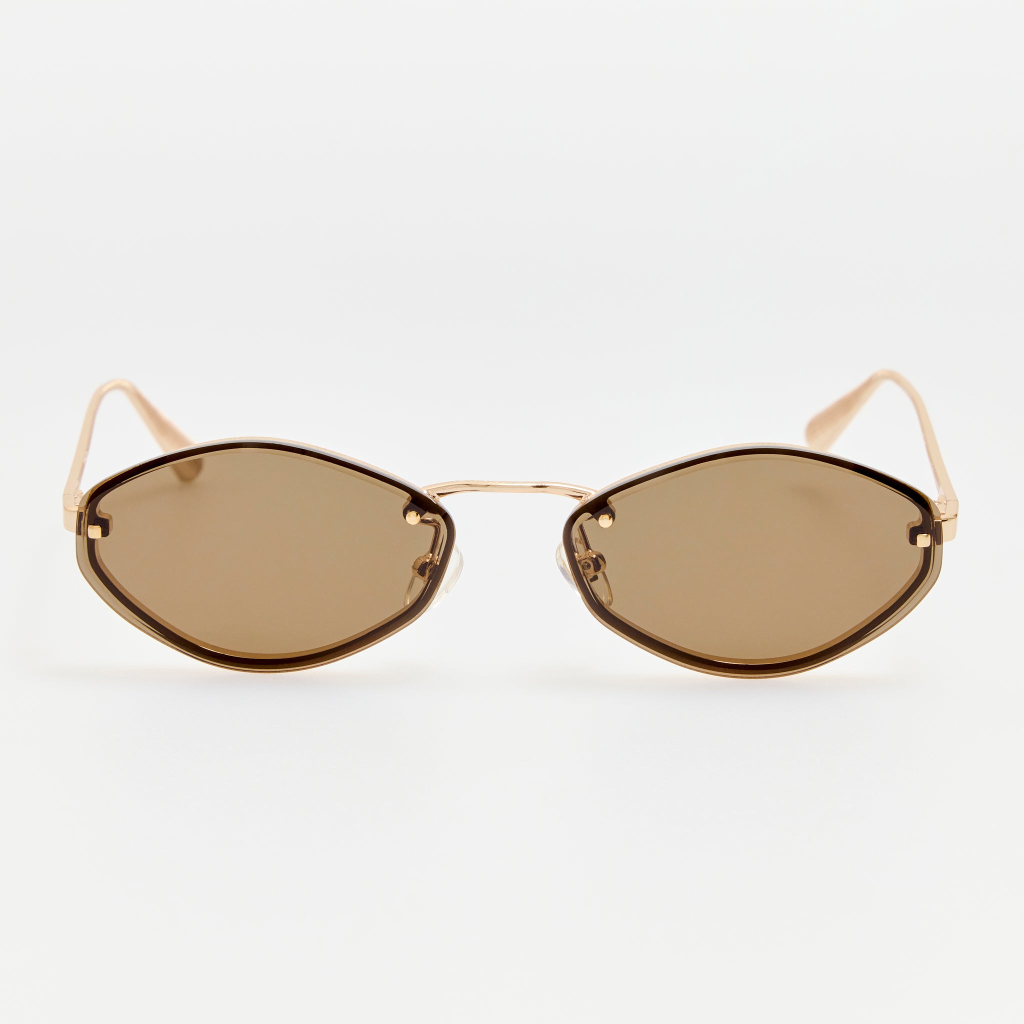 Bellini Sunglasses in Gold and Brown