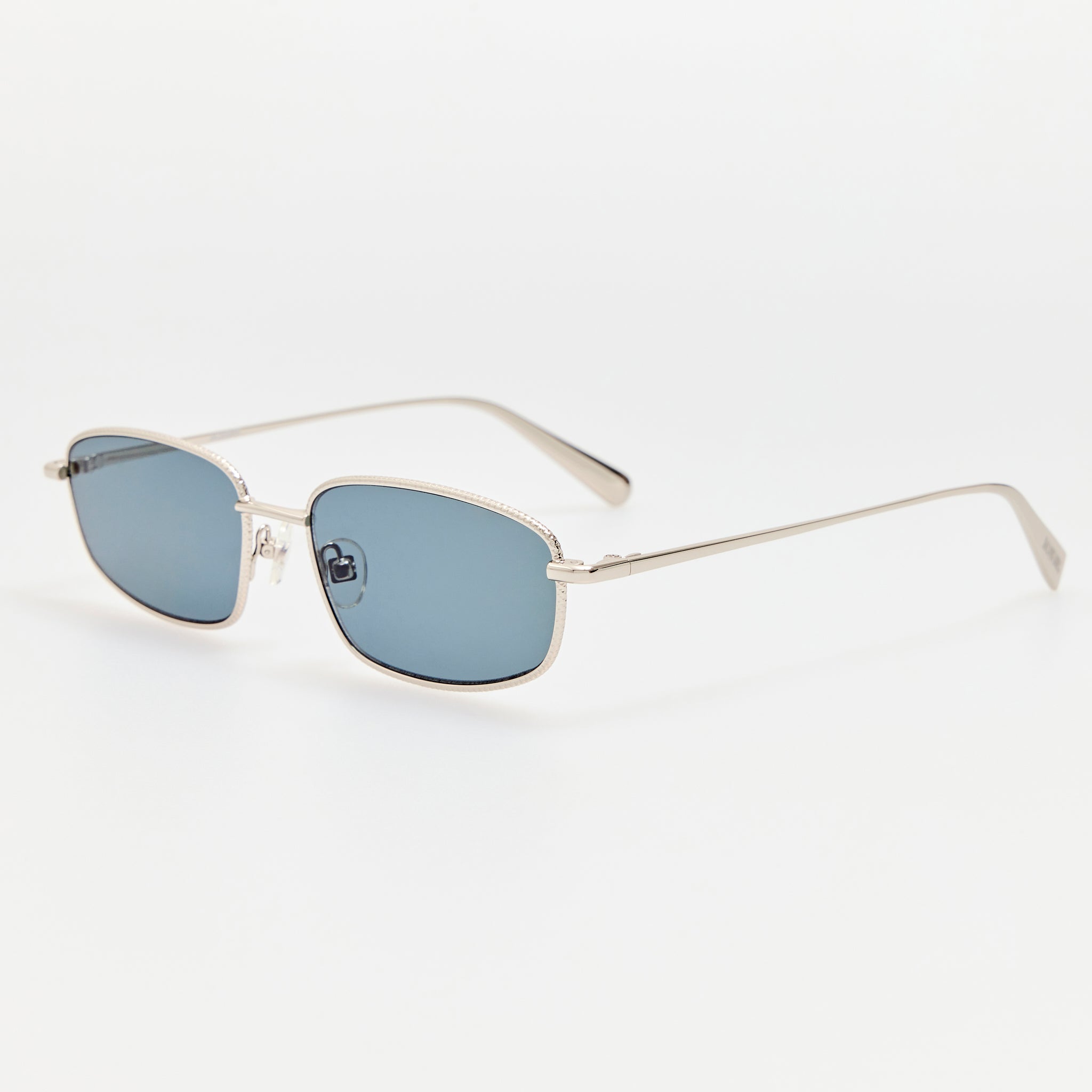 Palma Sunglasses in Silver and Blue