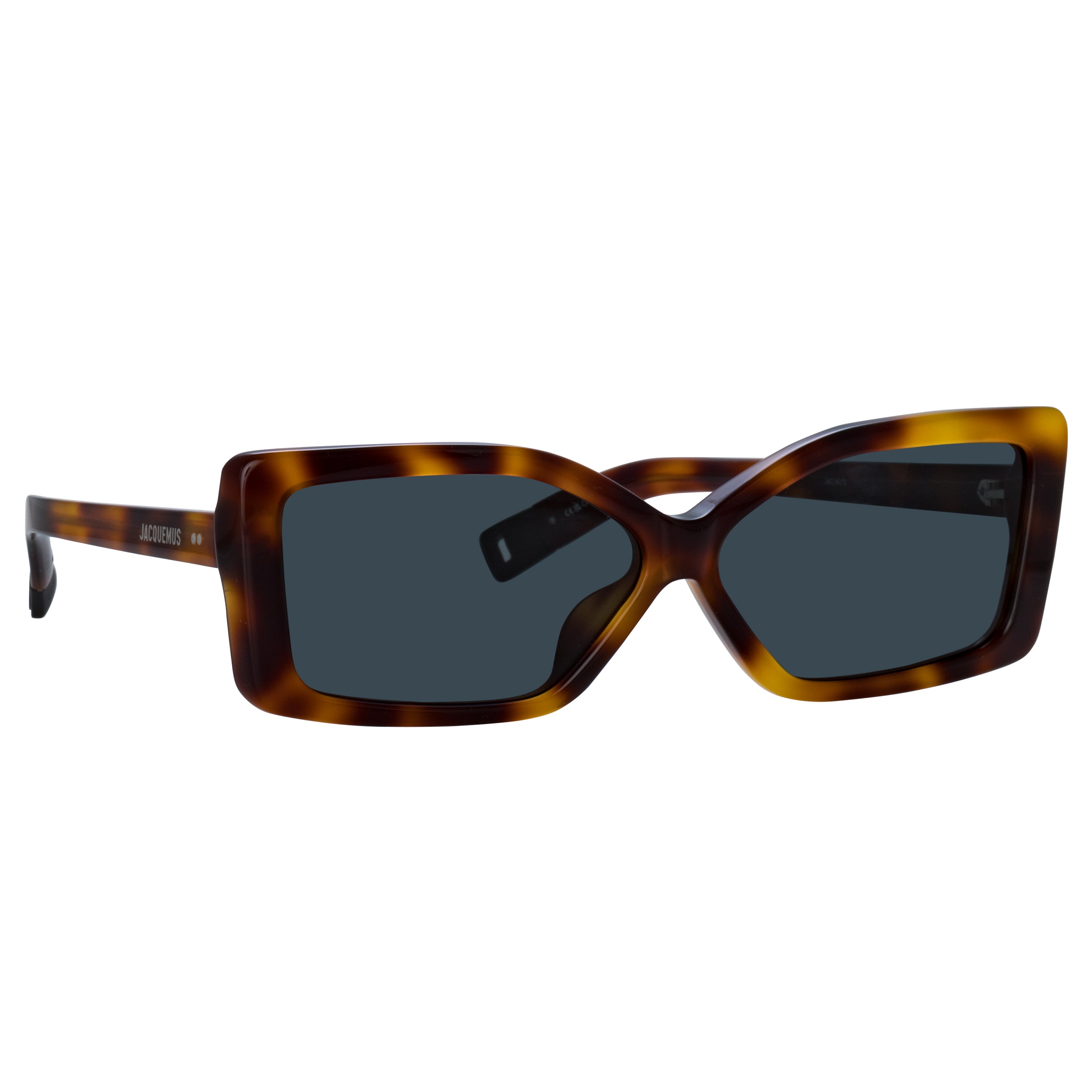 Spiaggia Angular Sunglasses in Tortoiseshell