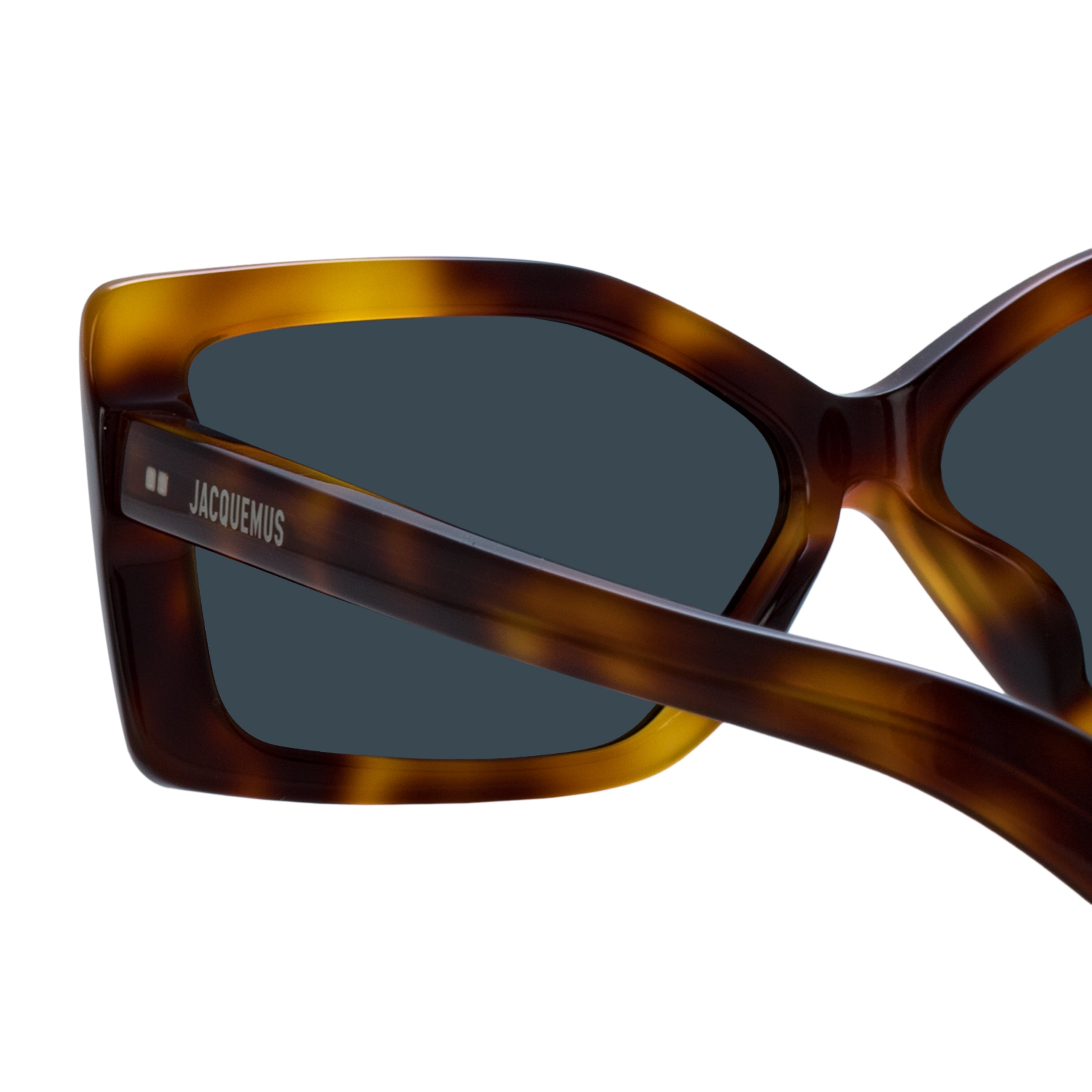 Spiaggia Angular Sunglasses in Tortoiseshell