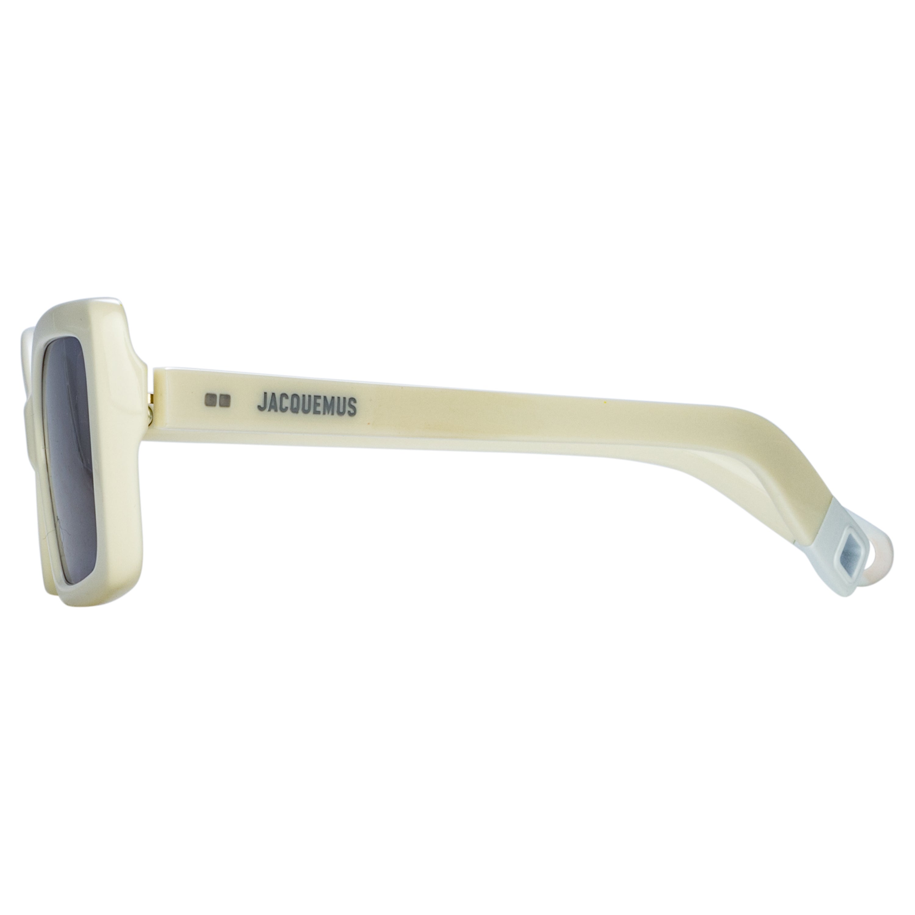 Spiaggia Angular Sunglasses in White