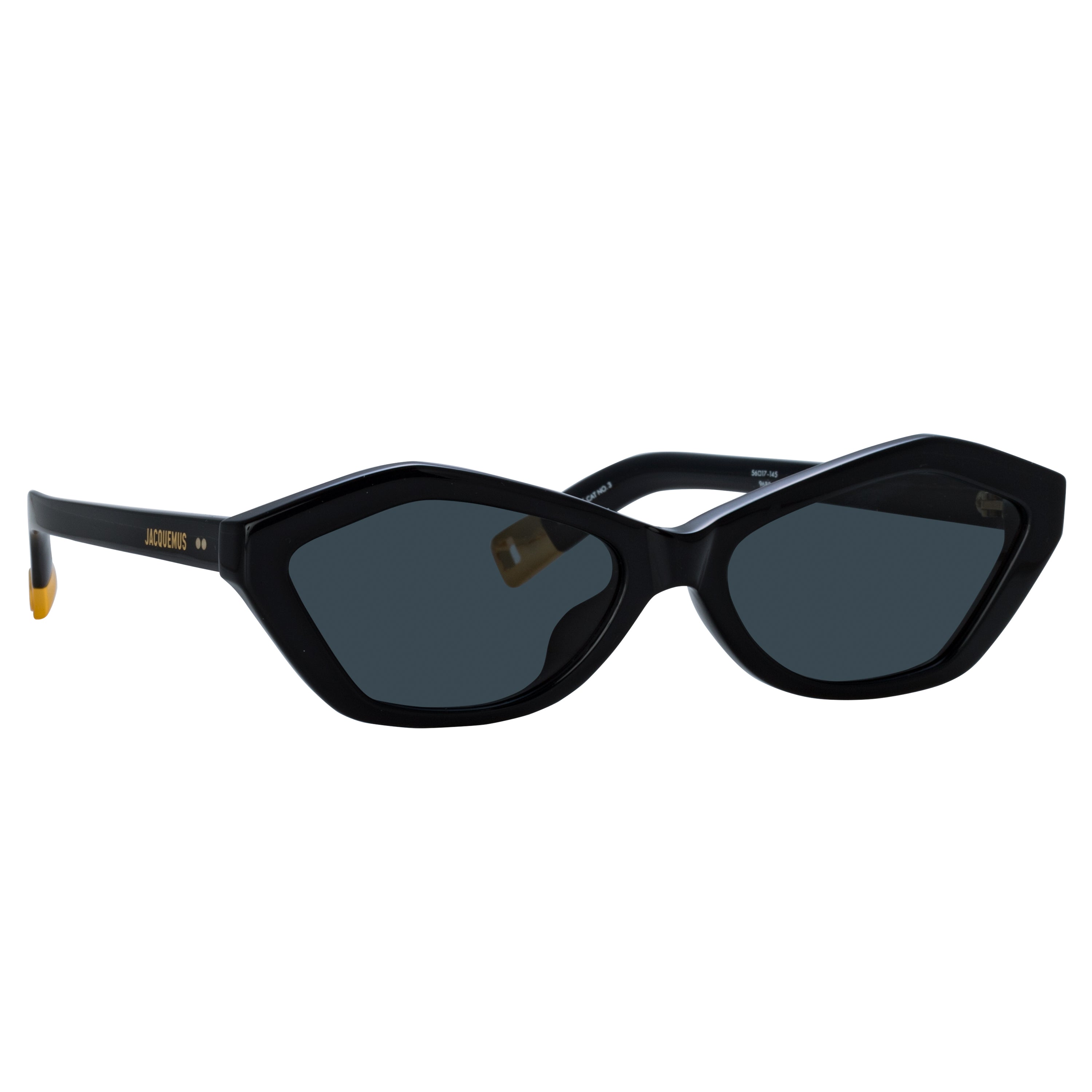 Bambino Angular Sunglasses in Black