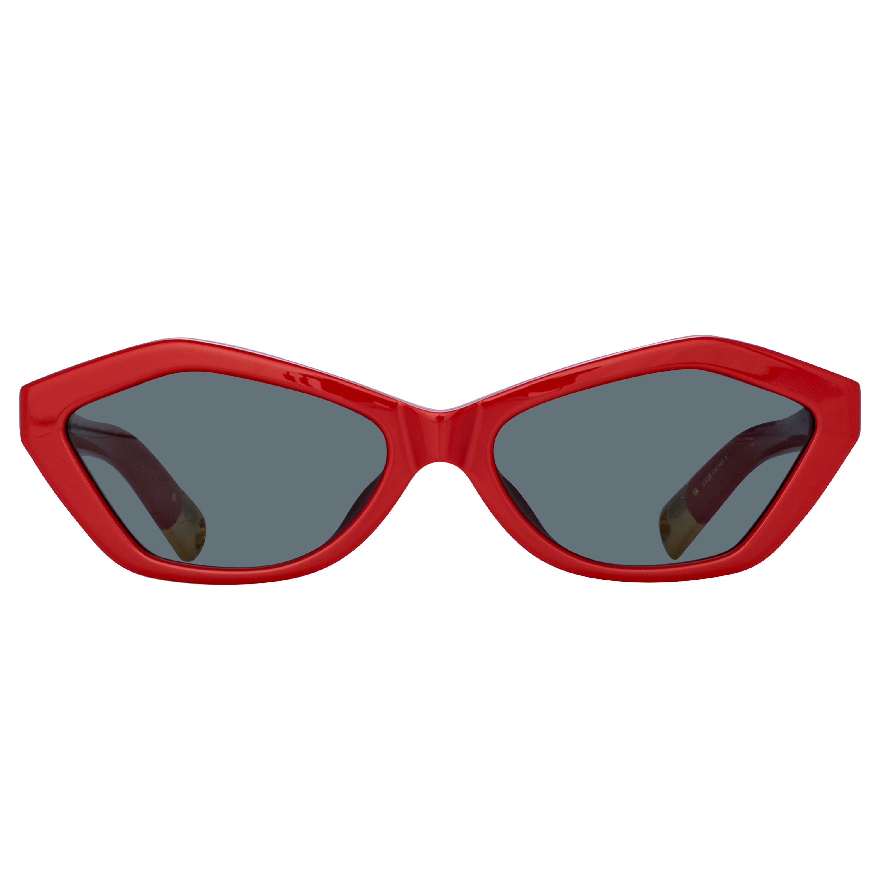 Bambino Angular Sunglasses in Red