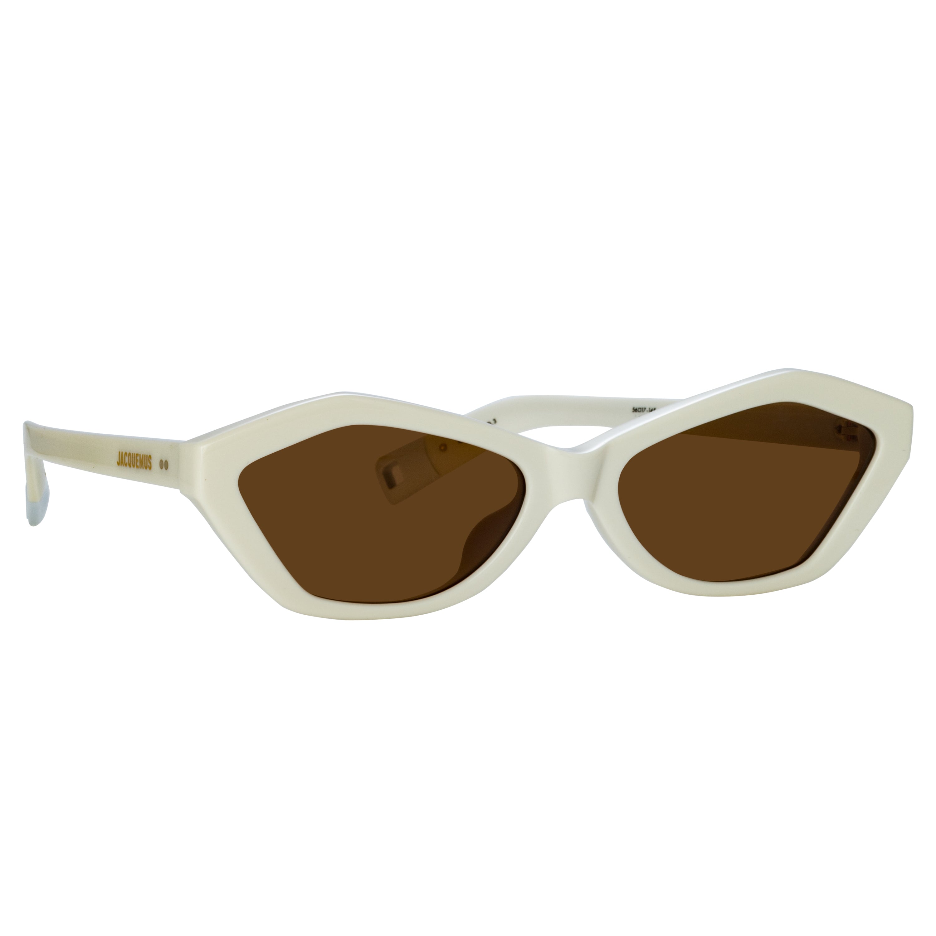 Bambino Angular Sunglasses in White