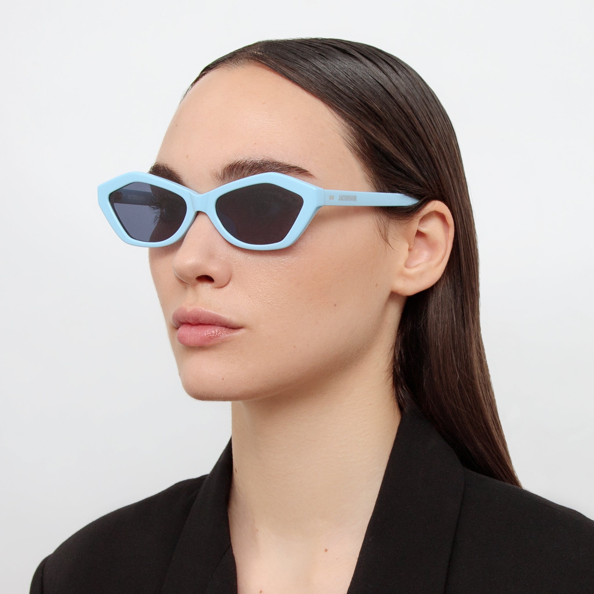 Bambino Angular Sunglasses in Light Blue