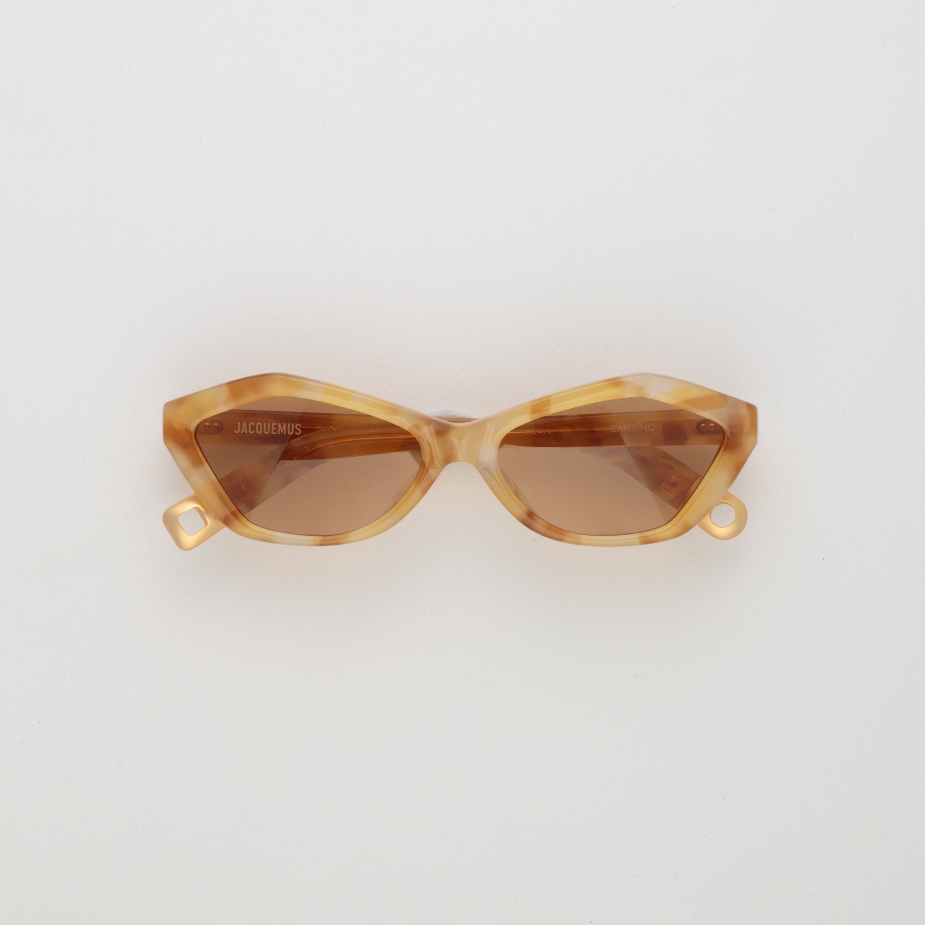 Bambino Angular Sunglasses in Beige