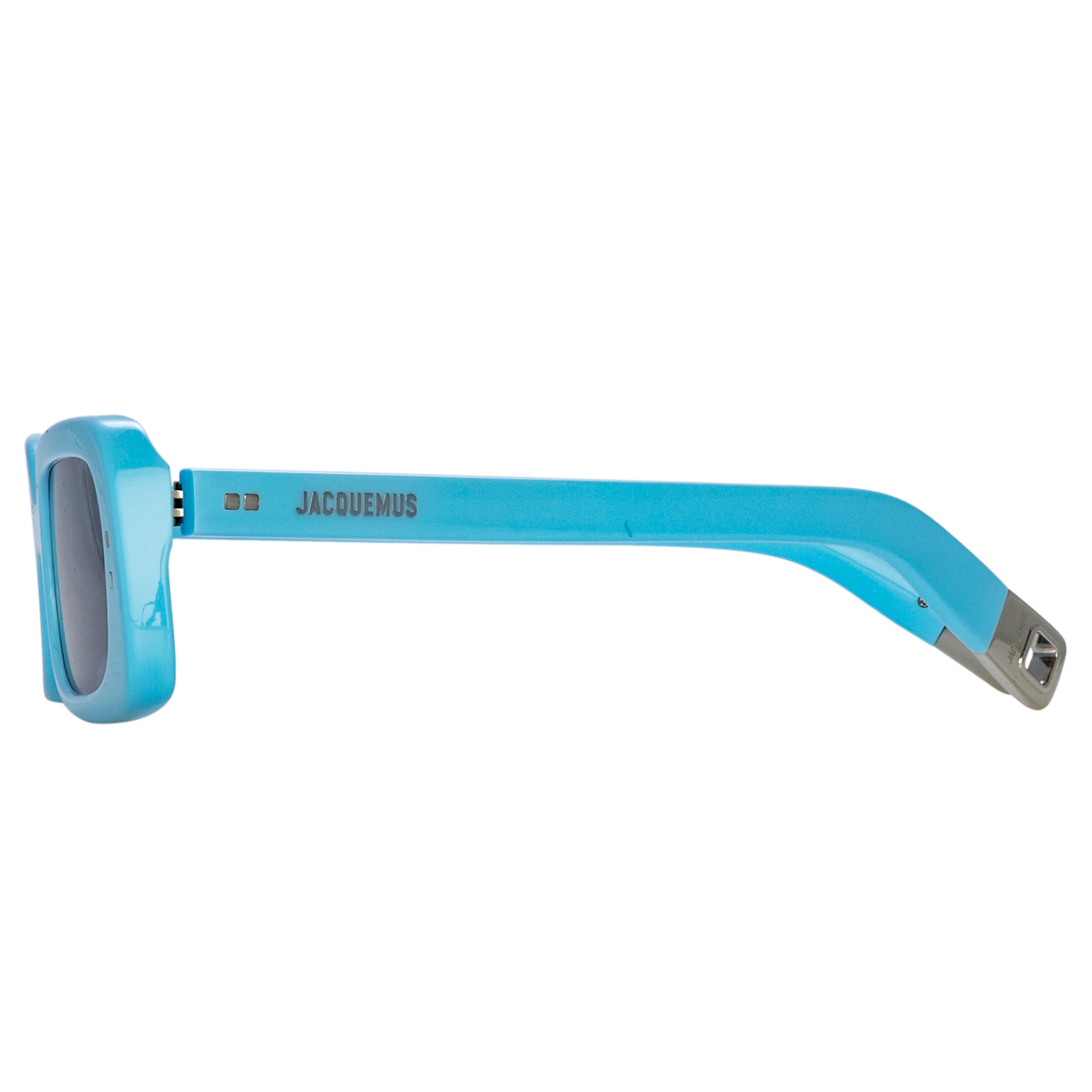 Azzurro Rectangular Sunglasses in Light Blue