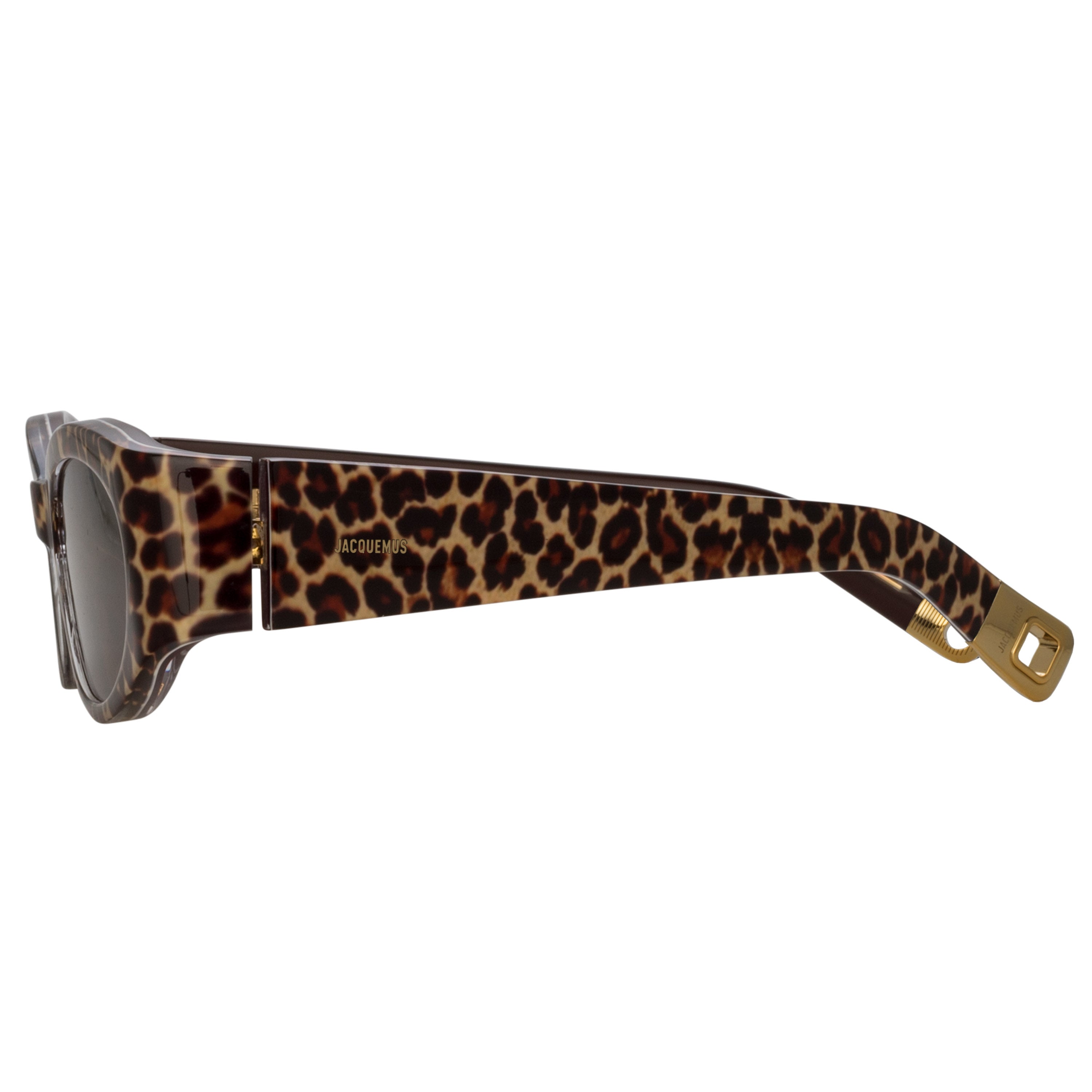 Ovalo Oval Sunglasses in Leopard