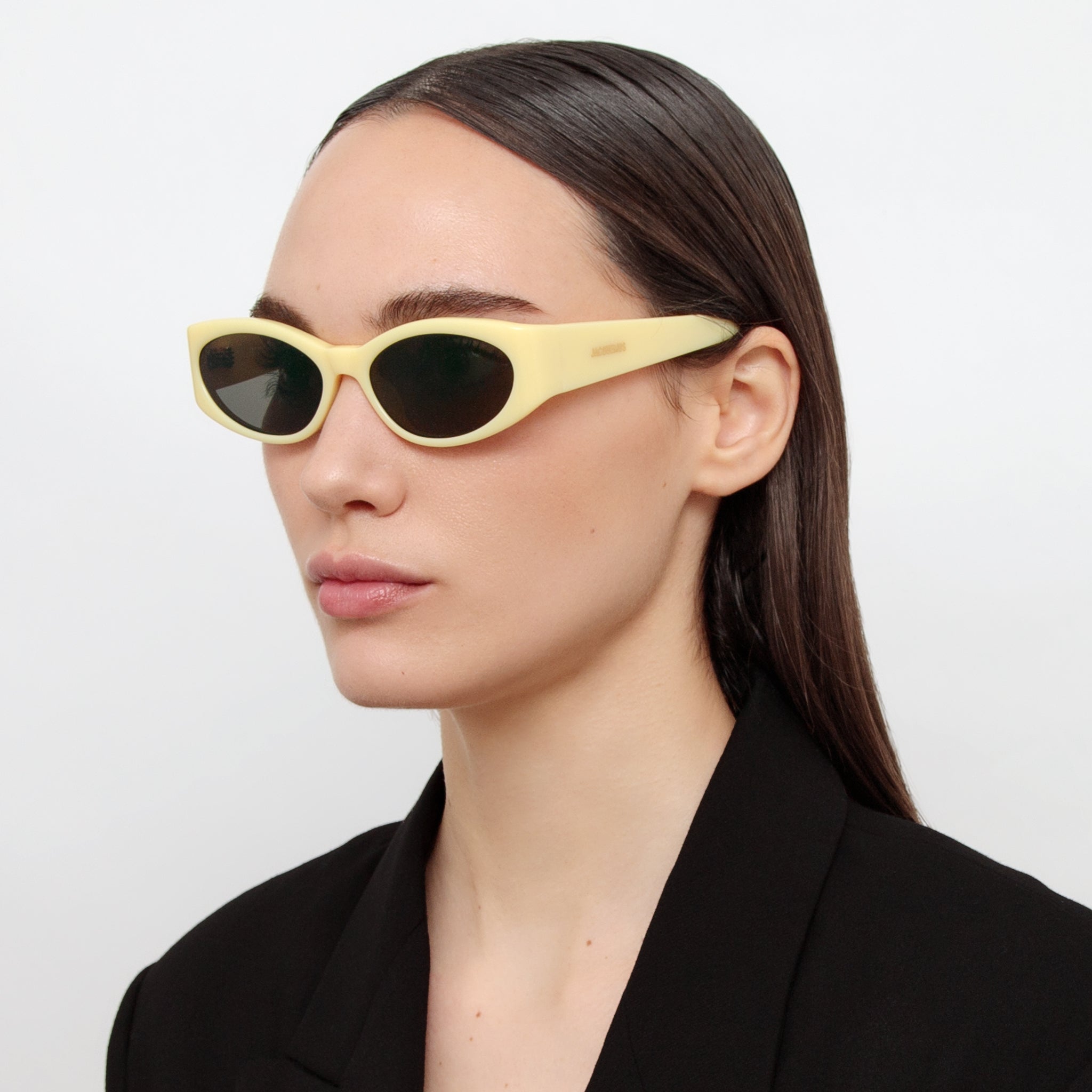 Ovalo Oval Sunglasses in Yellow