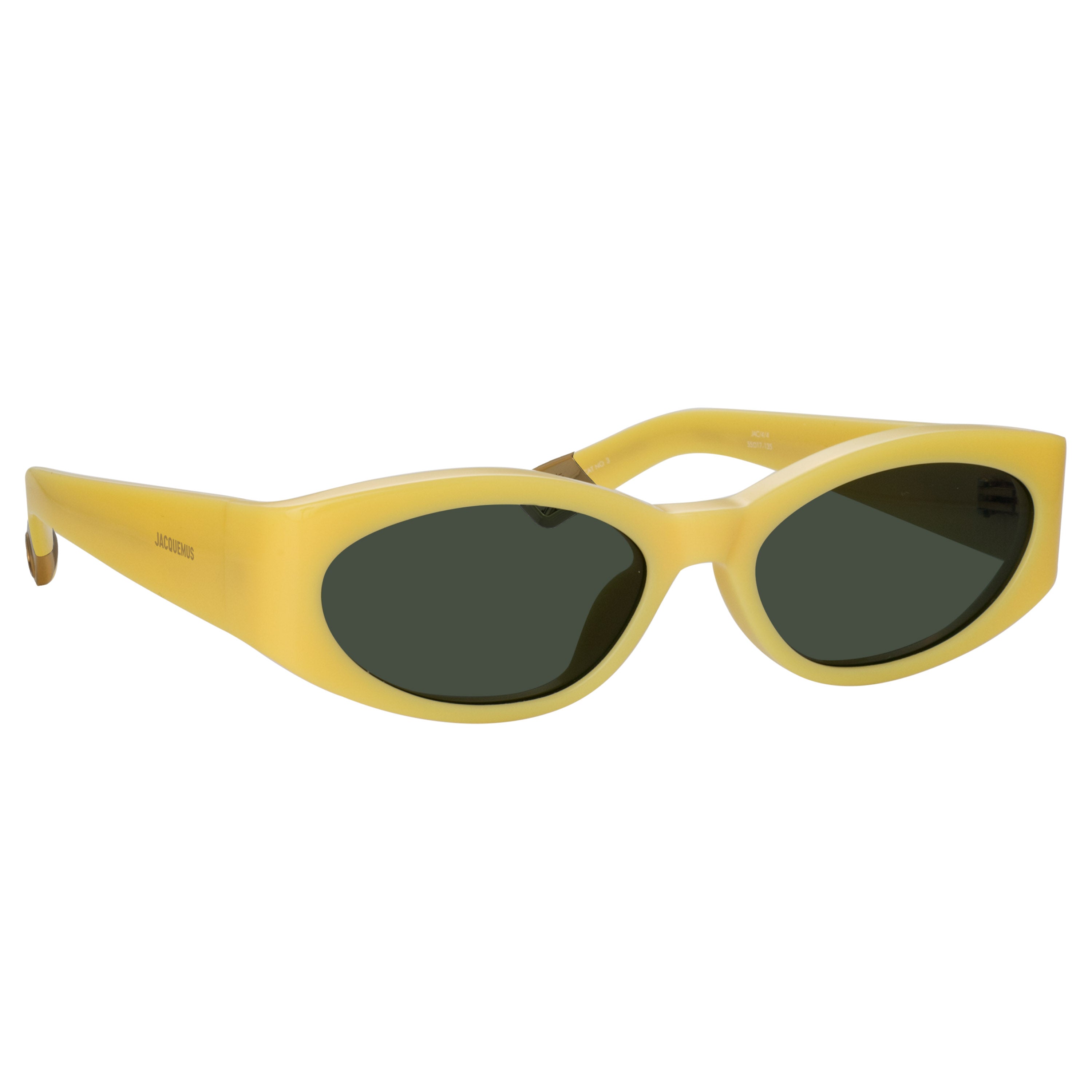 Ovalo Oval Sunglasses in Yellow