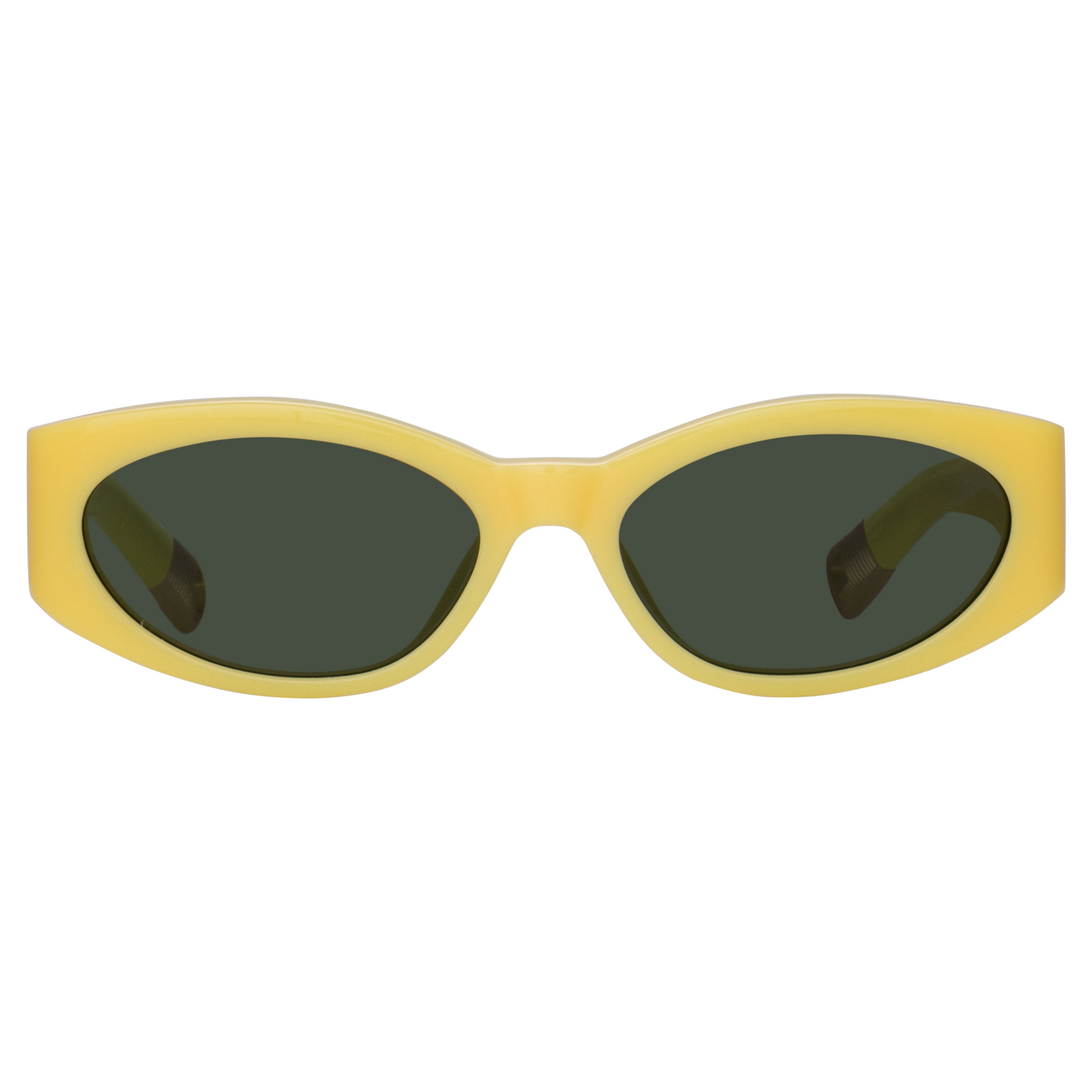 Ovalo Oval Sunglasses in Yellow