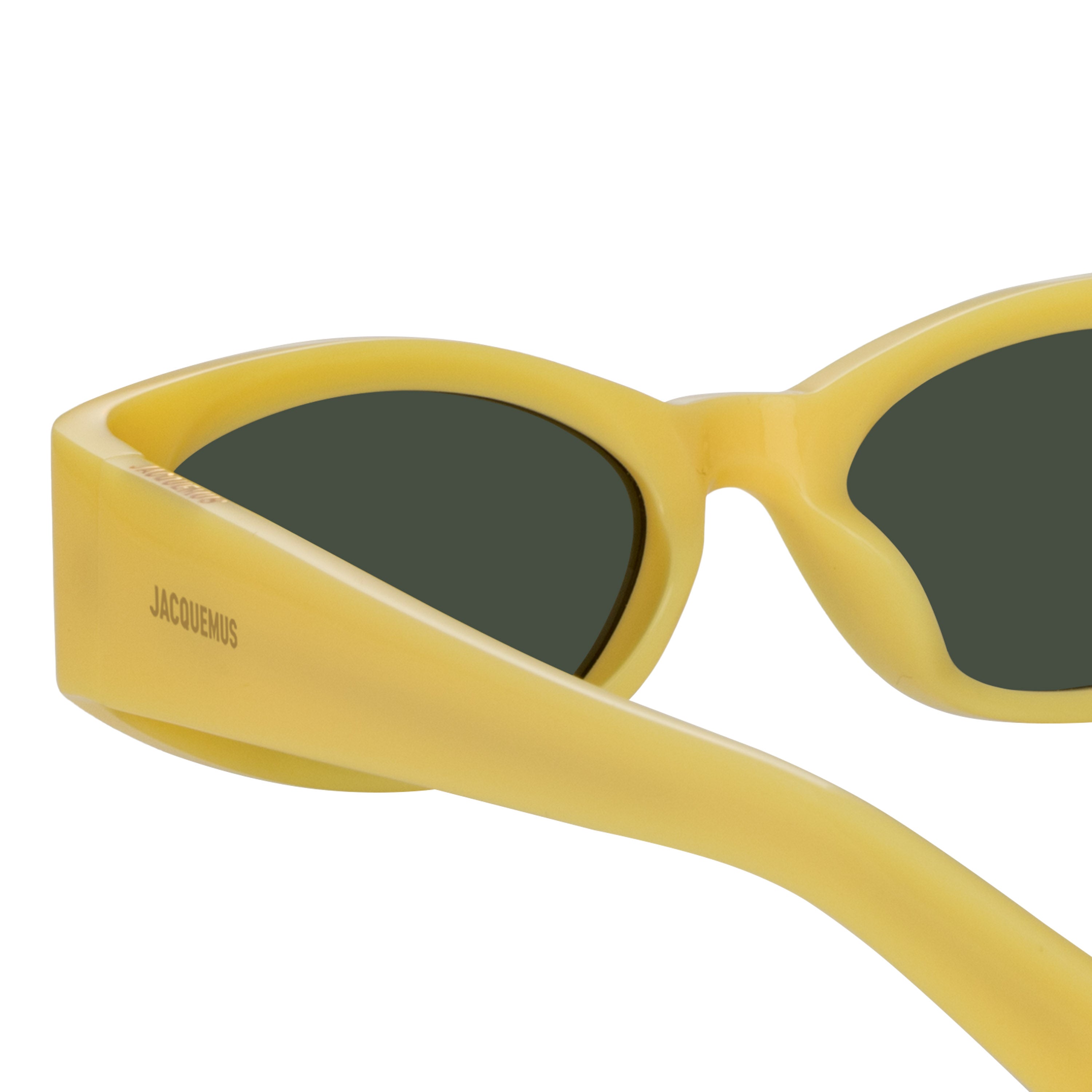 Ovalo Oval Sunglasses in Yellow