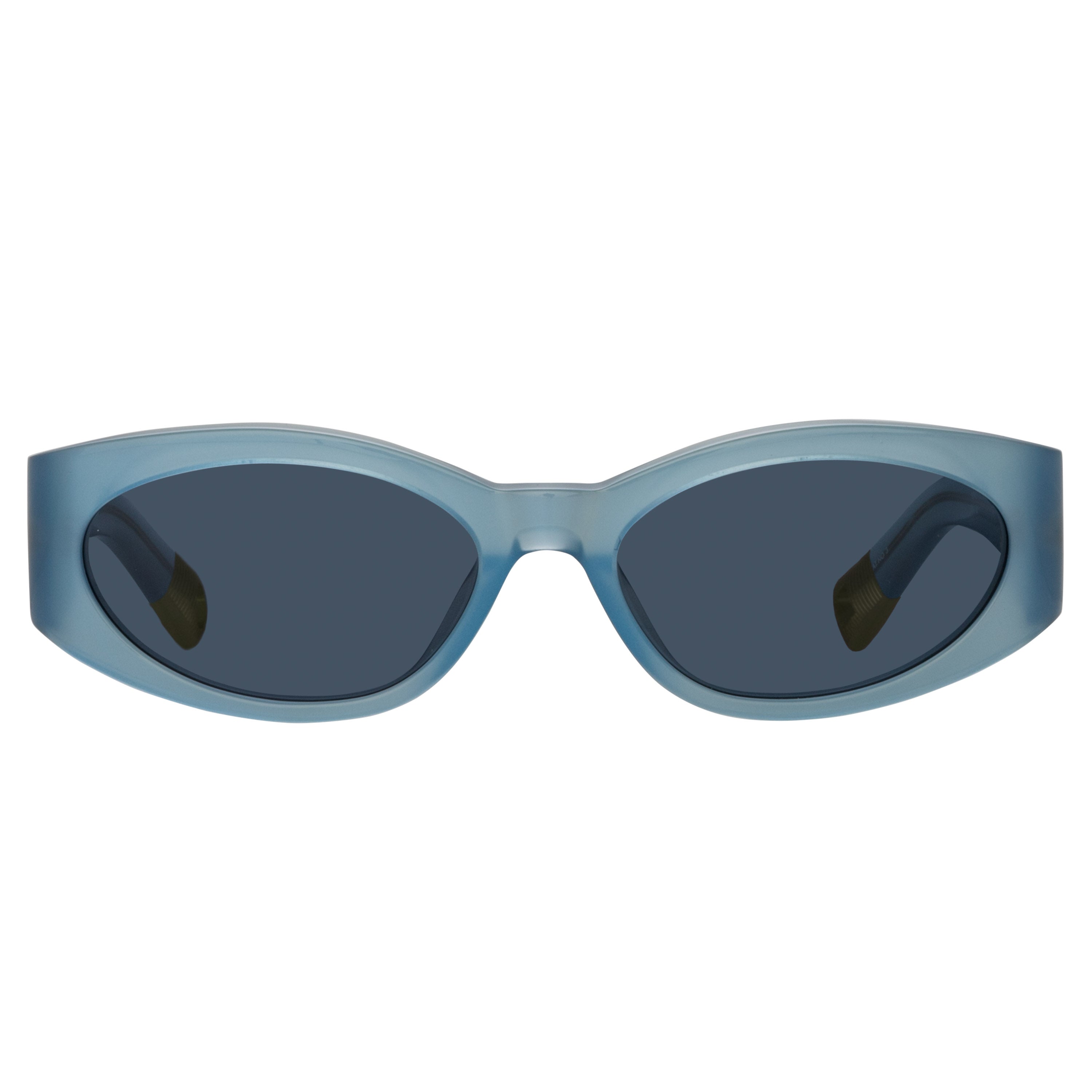 Ovalo Oval Sunglasses in Blue Pearl