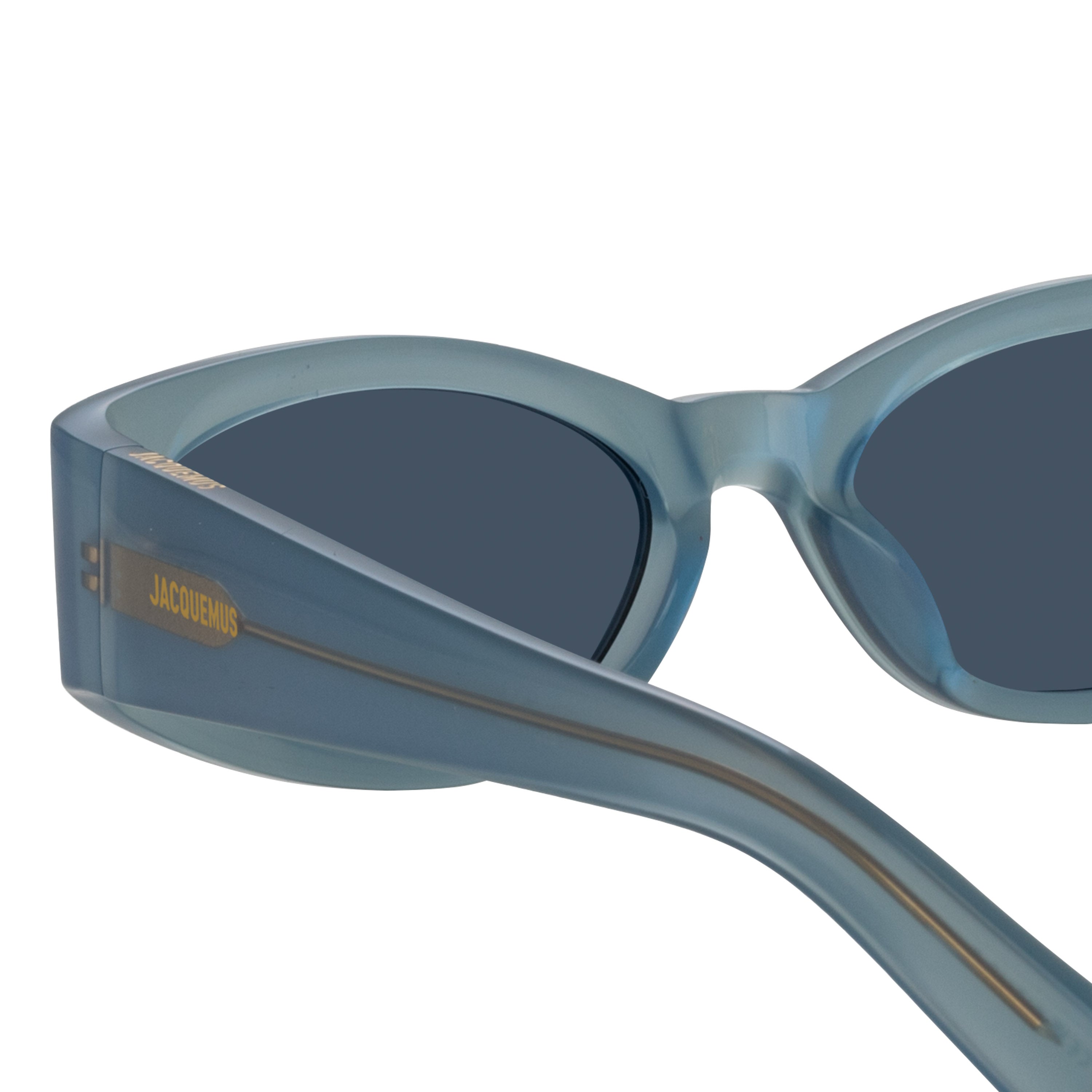 Ovalo Oval Sunglasses in Blue Pearl