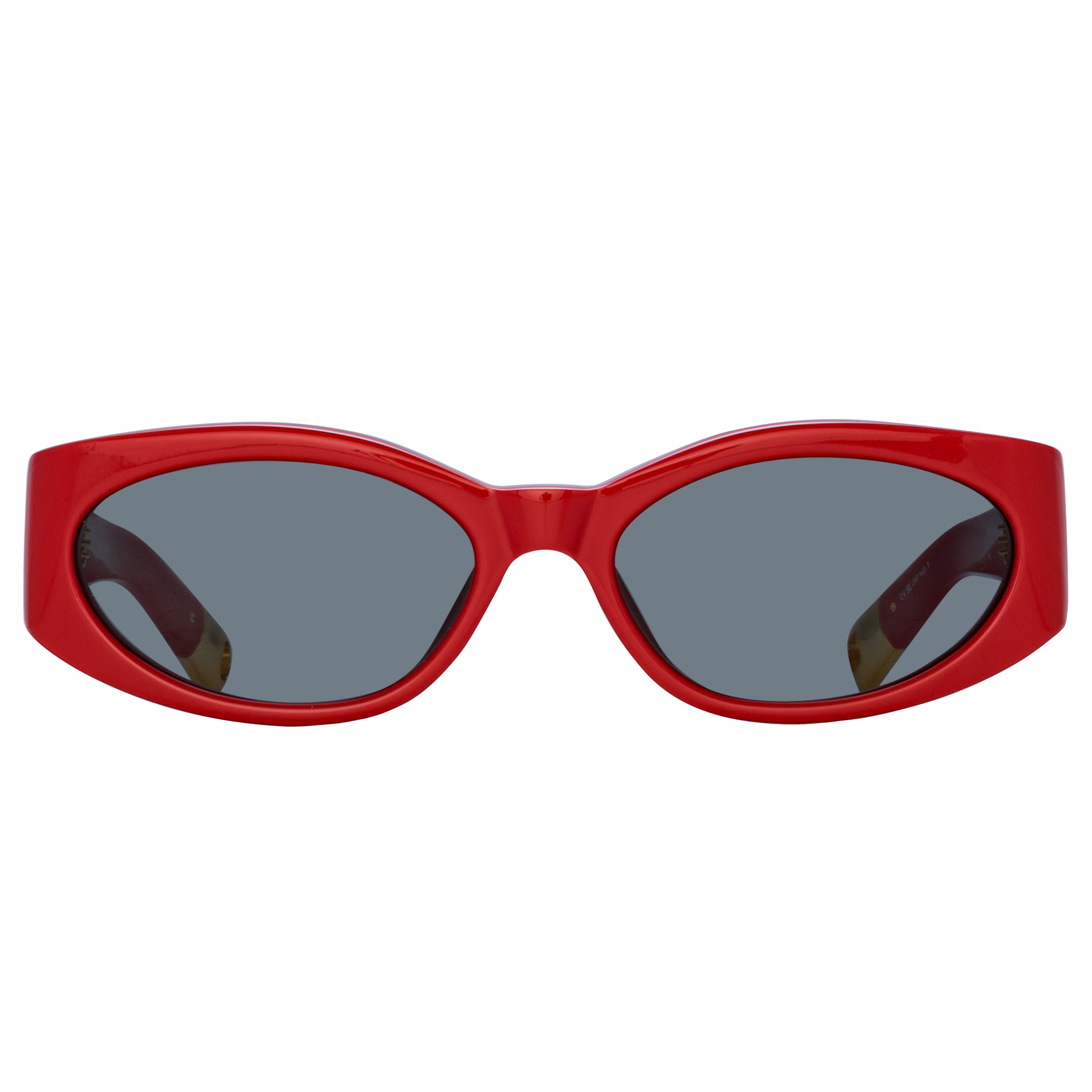 Ovalo Oval Sunglasses in Red