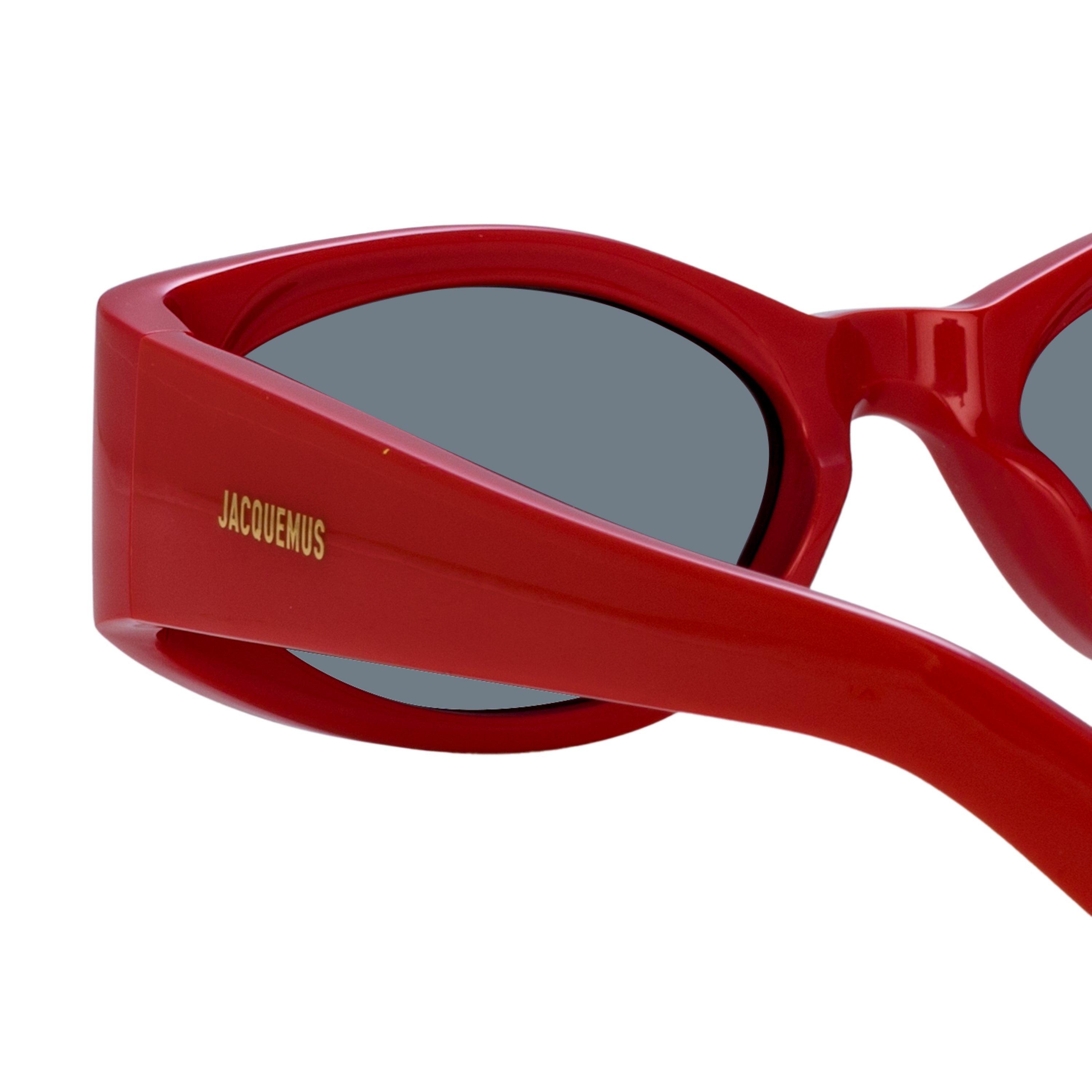 Ovalo Oval Sunglasses in Red