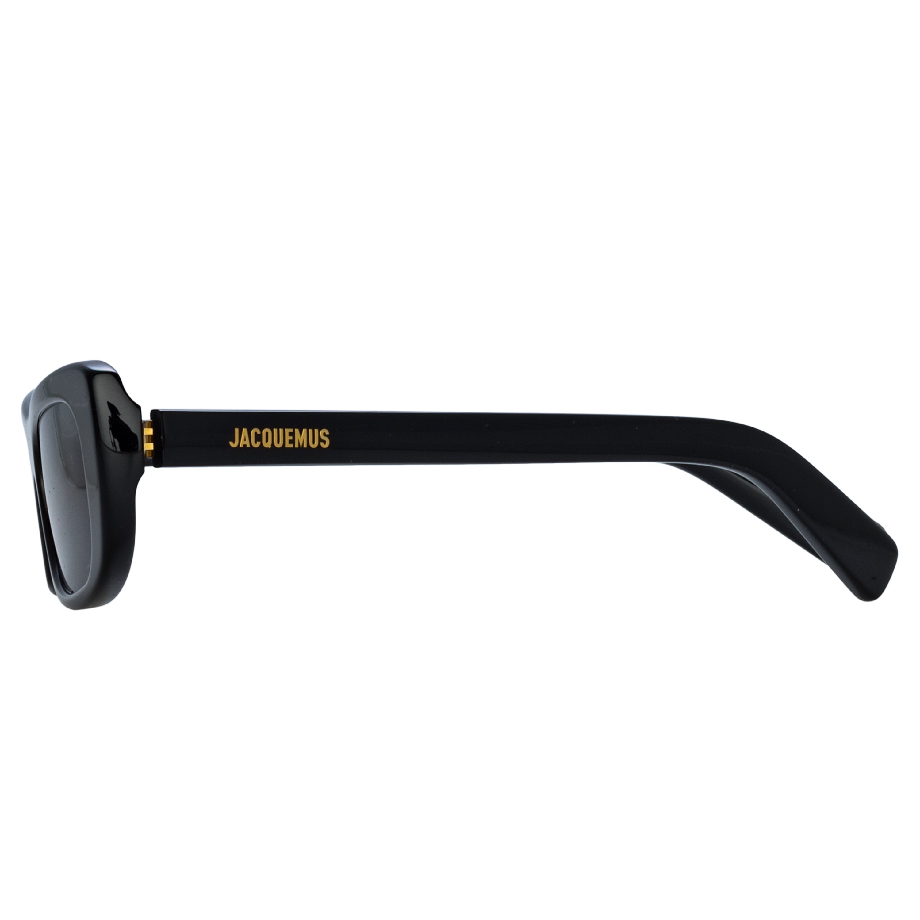 Capri Rectangular Sunglasses in Black