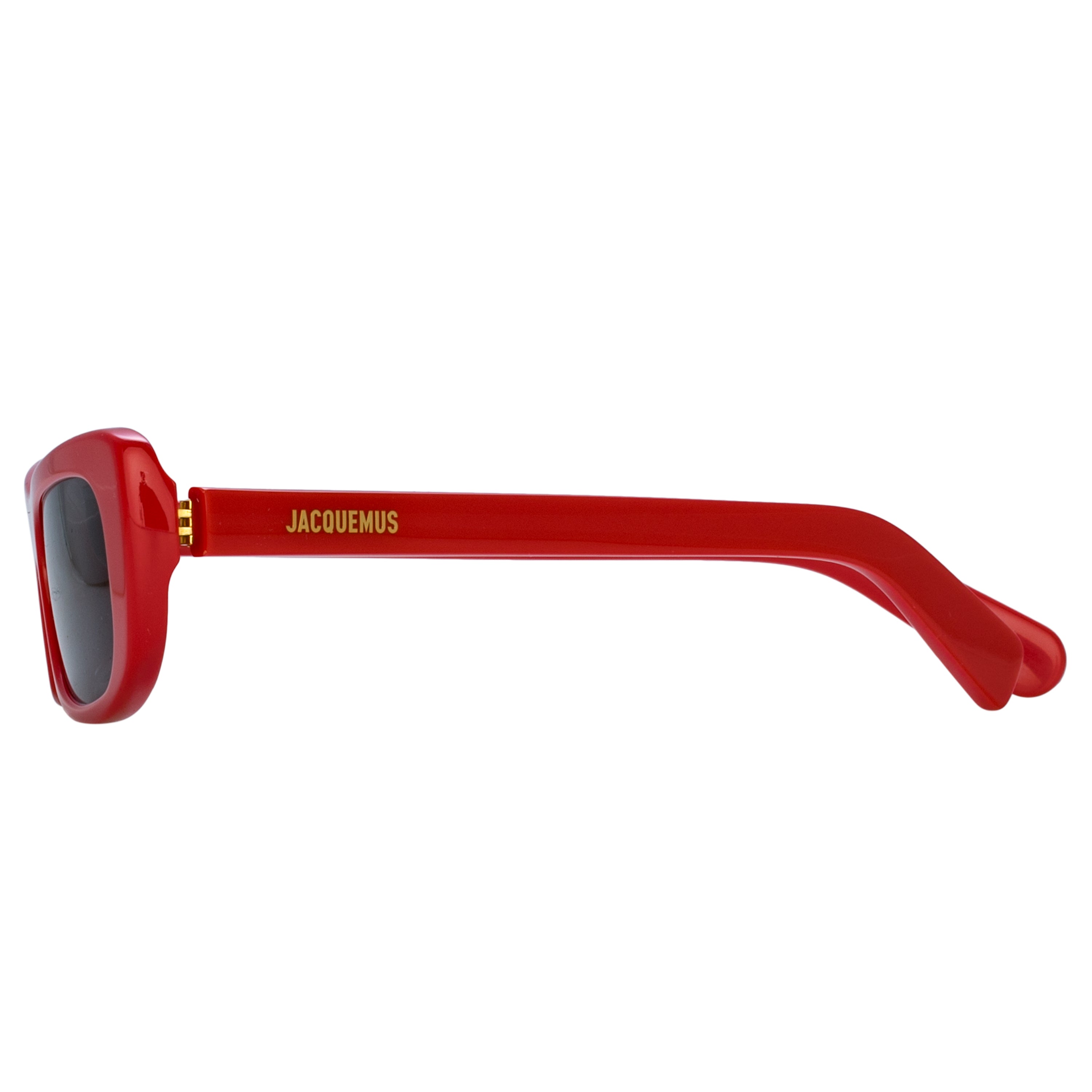 Capri Rectangular Sunglasses in Red