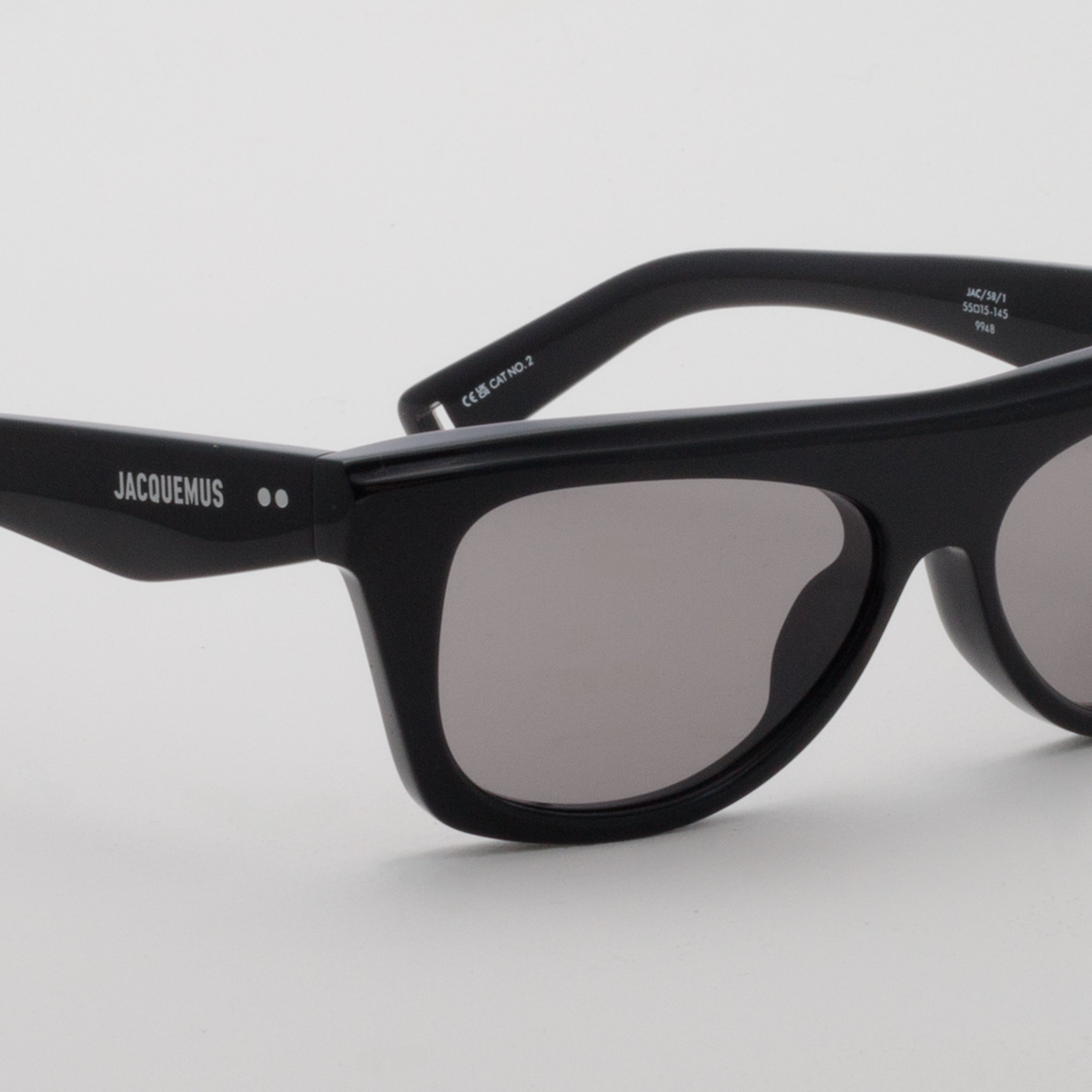 Pina Flat Top Sunglasses in Black