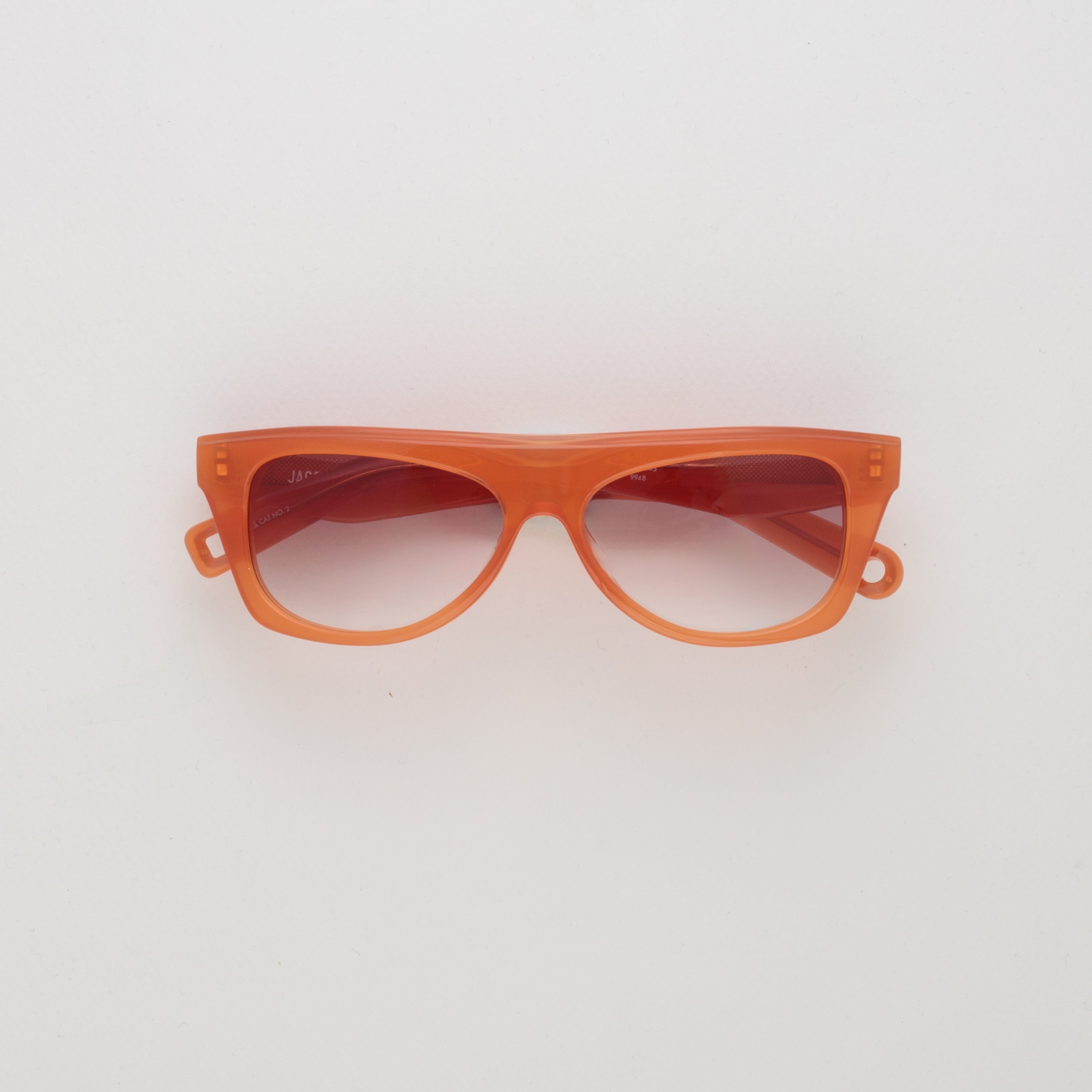 Pina Flat Top Sunglasses in Amber