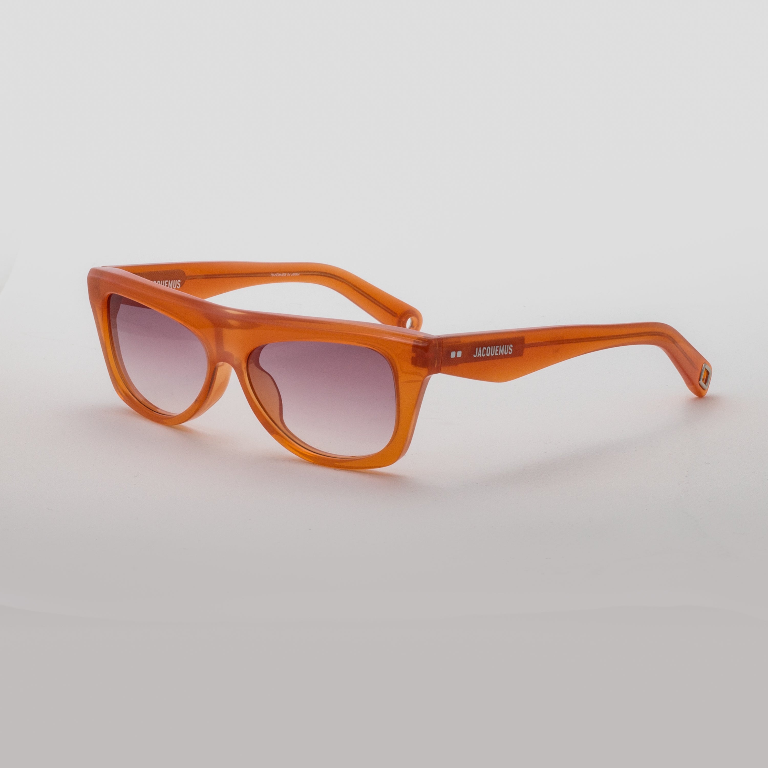 Pina Flat Top Sunglasses in Amber