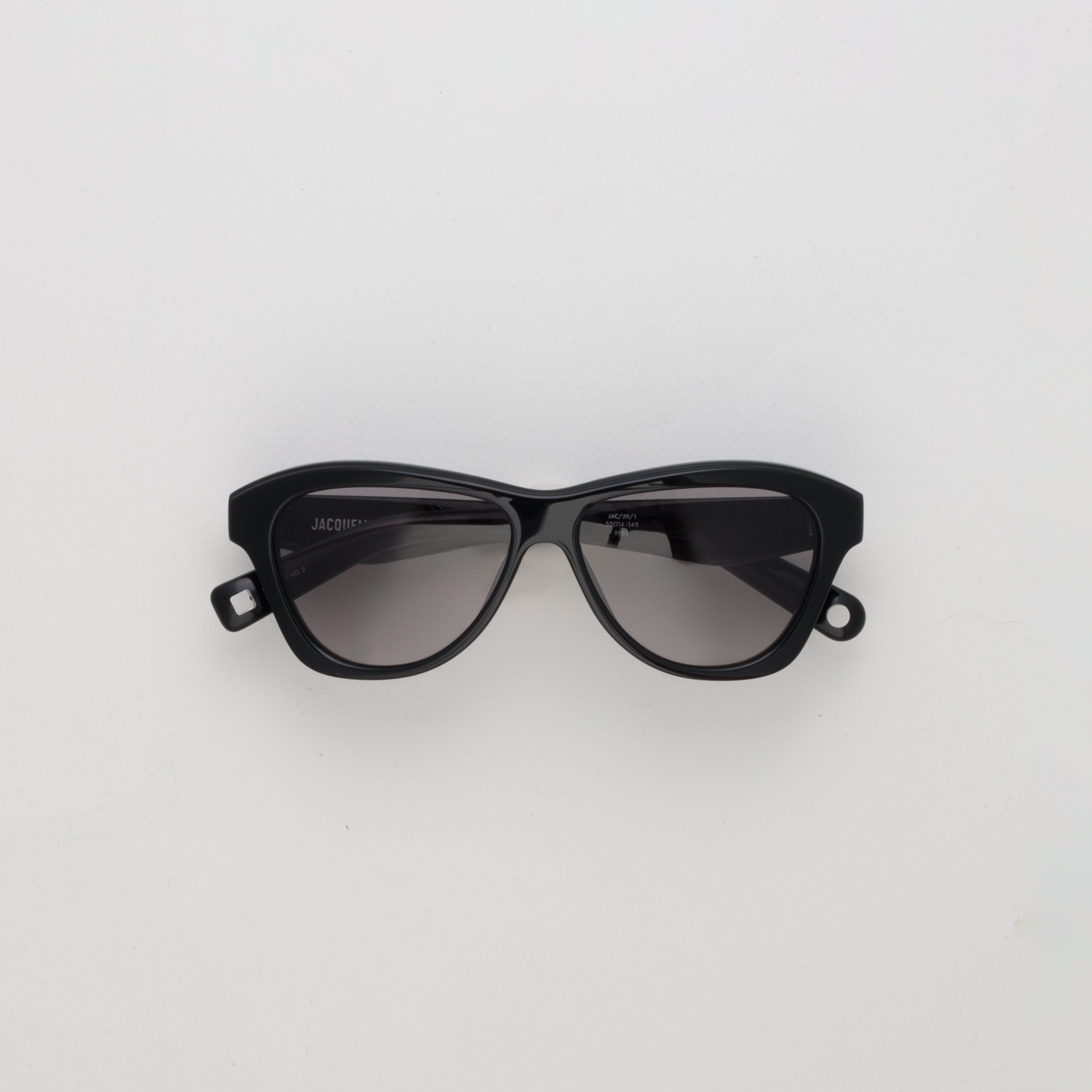 Palmier Angular Sunglasses in Black