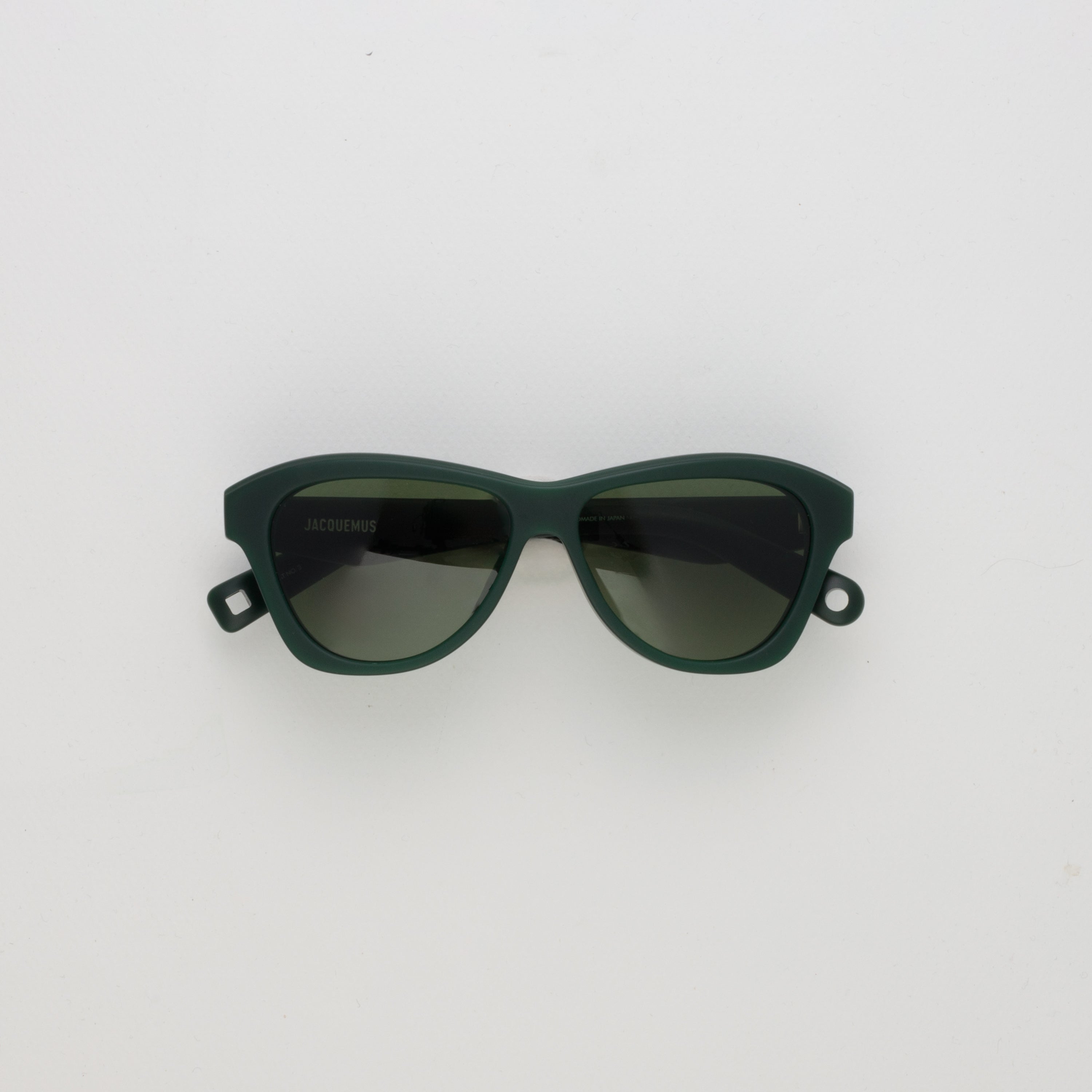 Palmier Angular Sunglasses in Matt Green