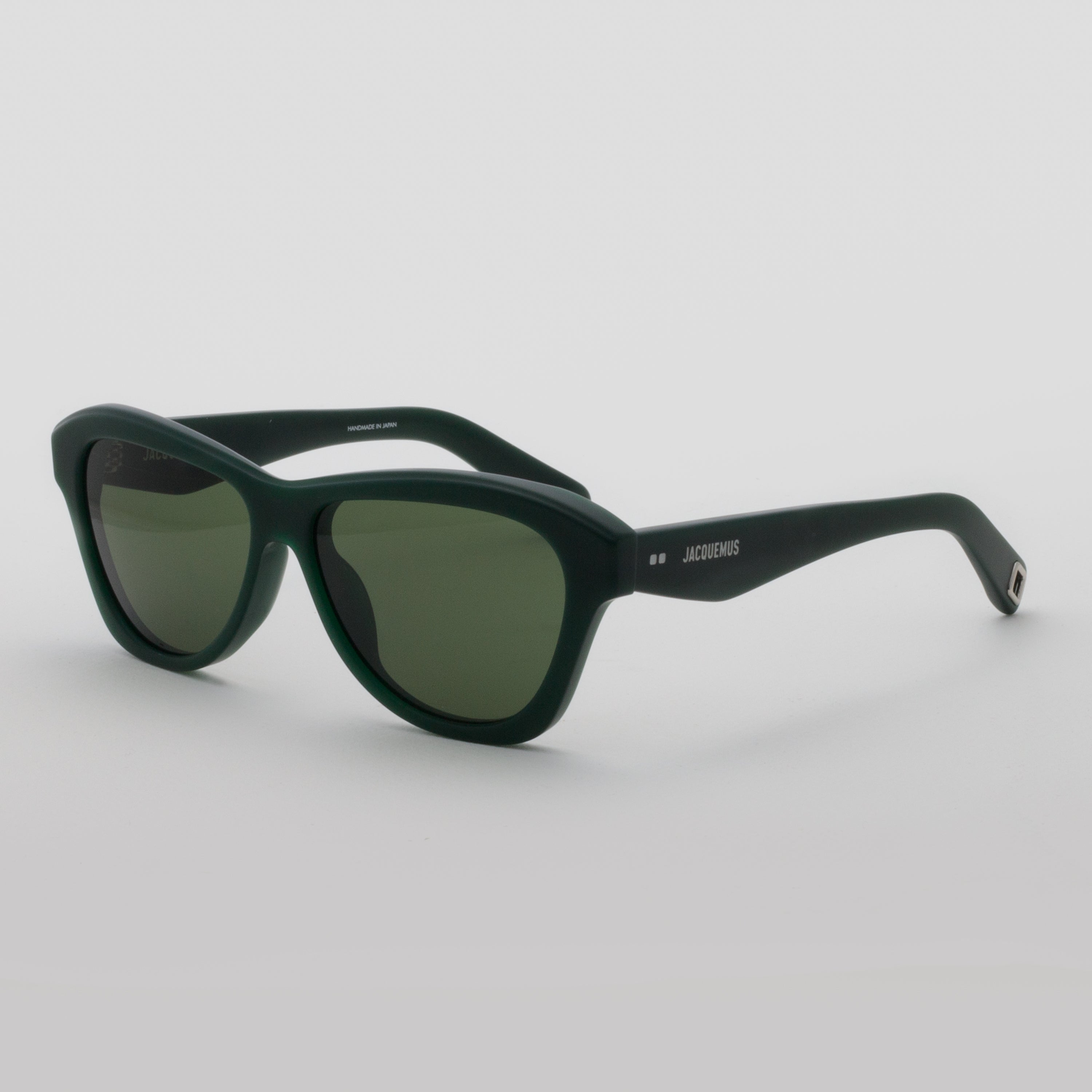 Palmier Angular Sunglasses in Matt Green