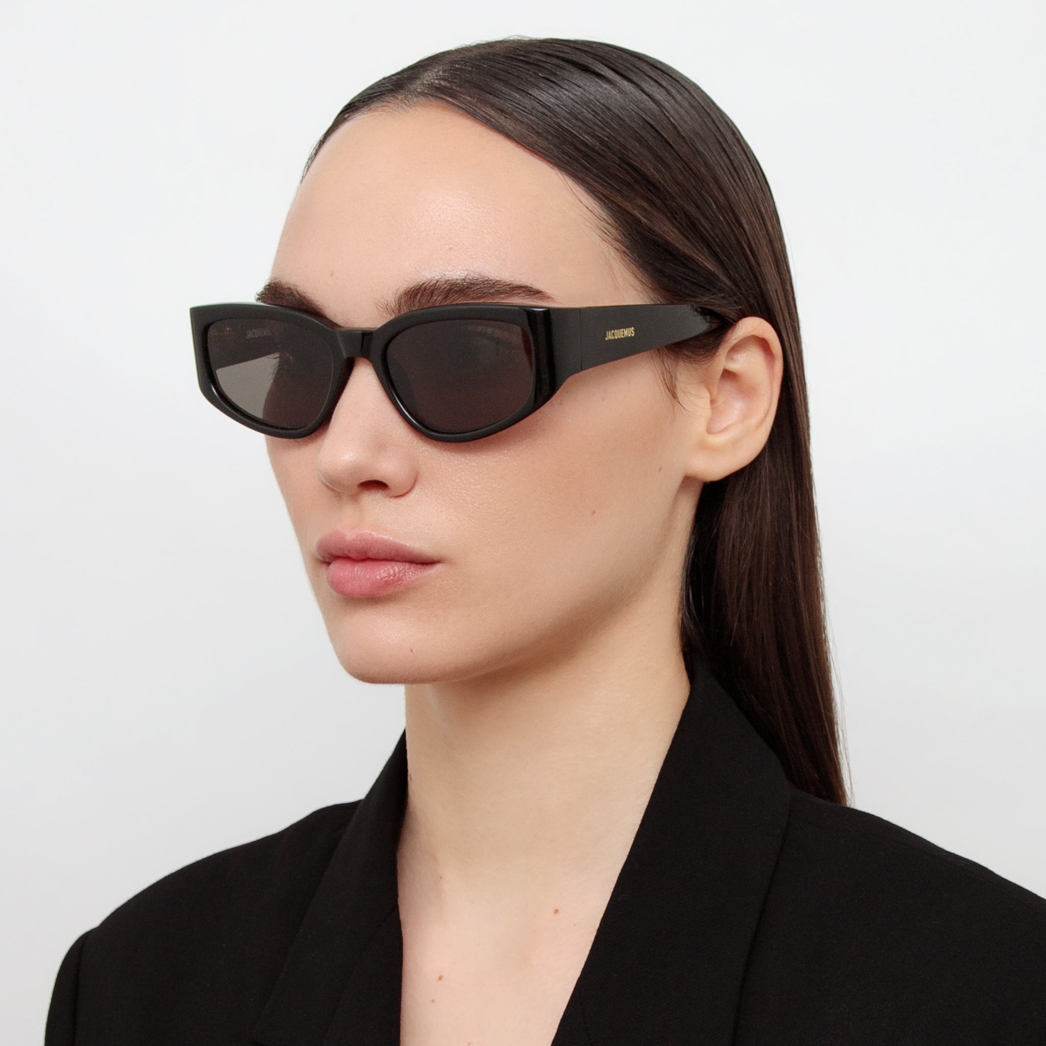 Gala Cat Eye Sunglasses in Black