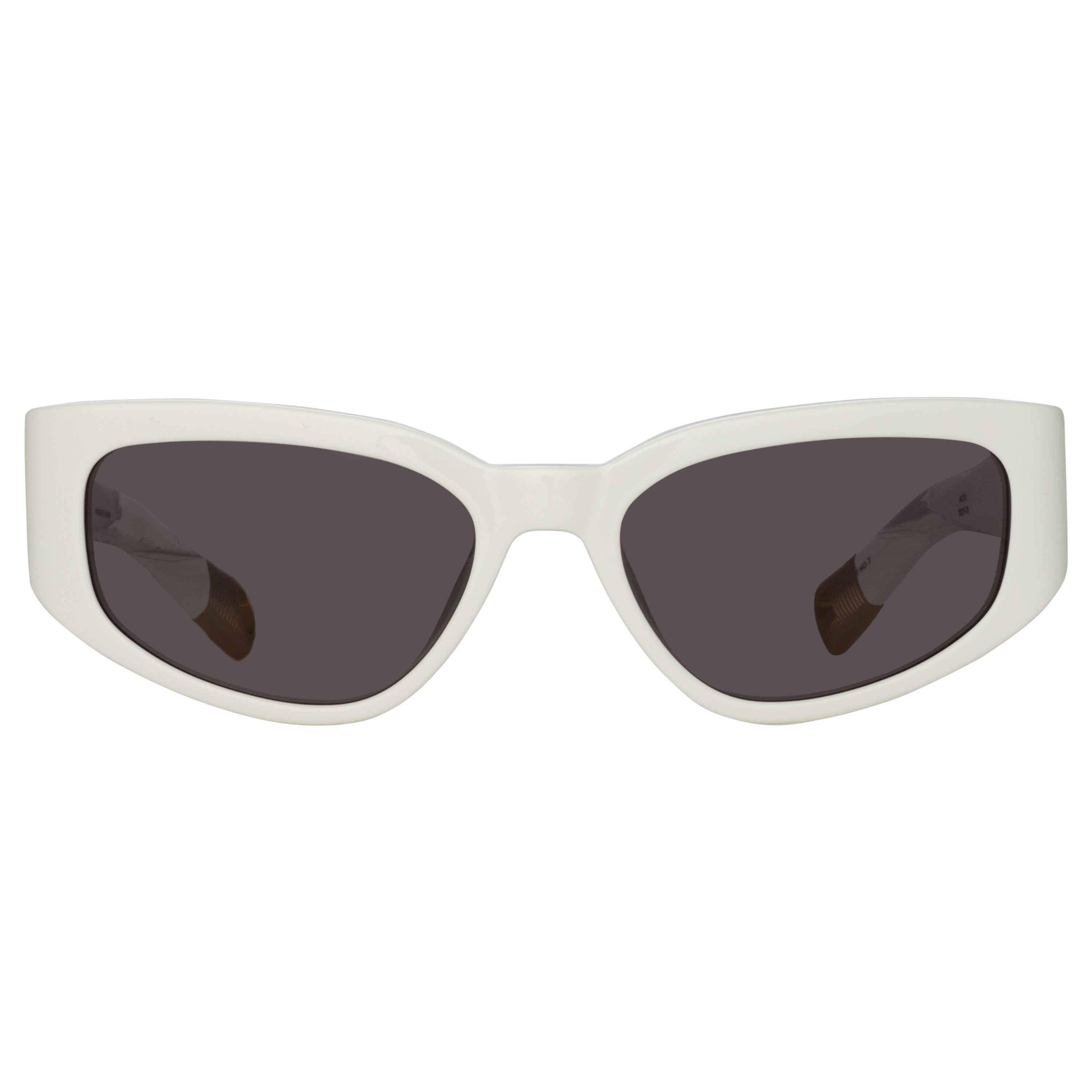 Gala Cat Eye Sunglasses in White