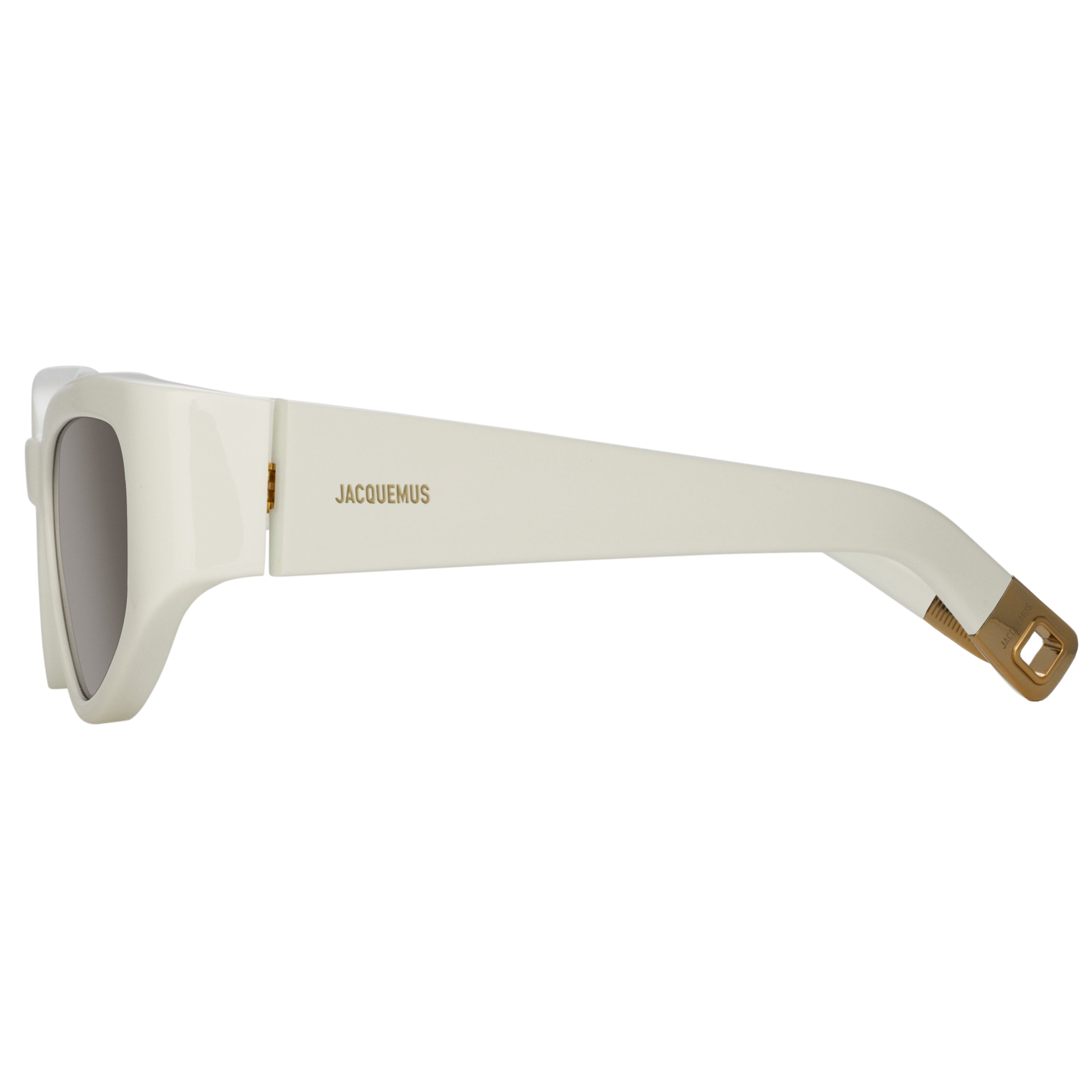 Gala Cat Eye Sunglasses in White