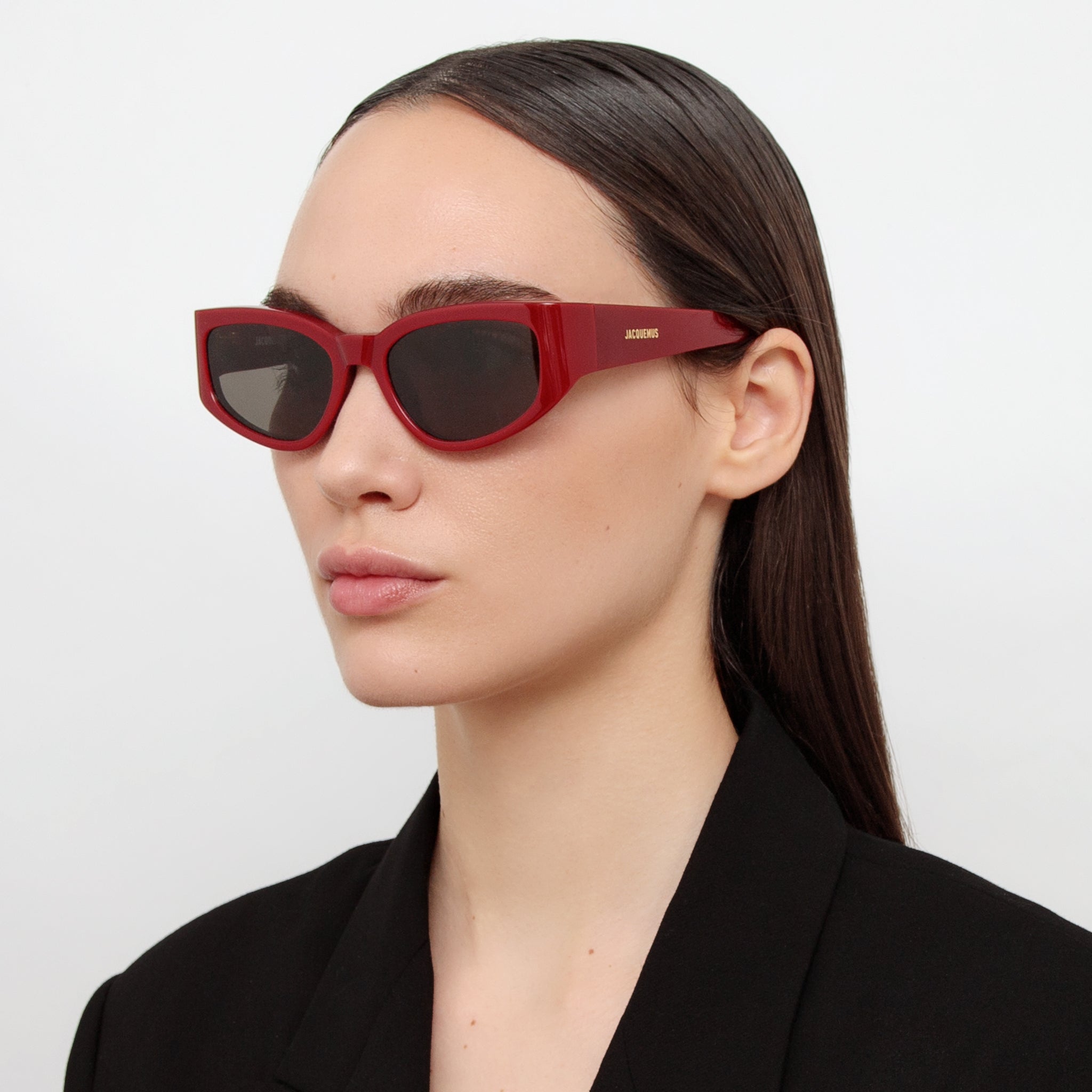 Gala Cat Eye Sunglasses in Burgundy