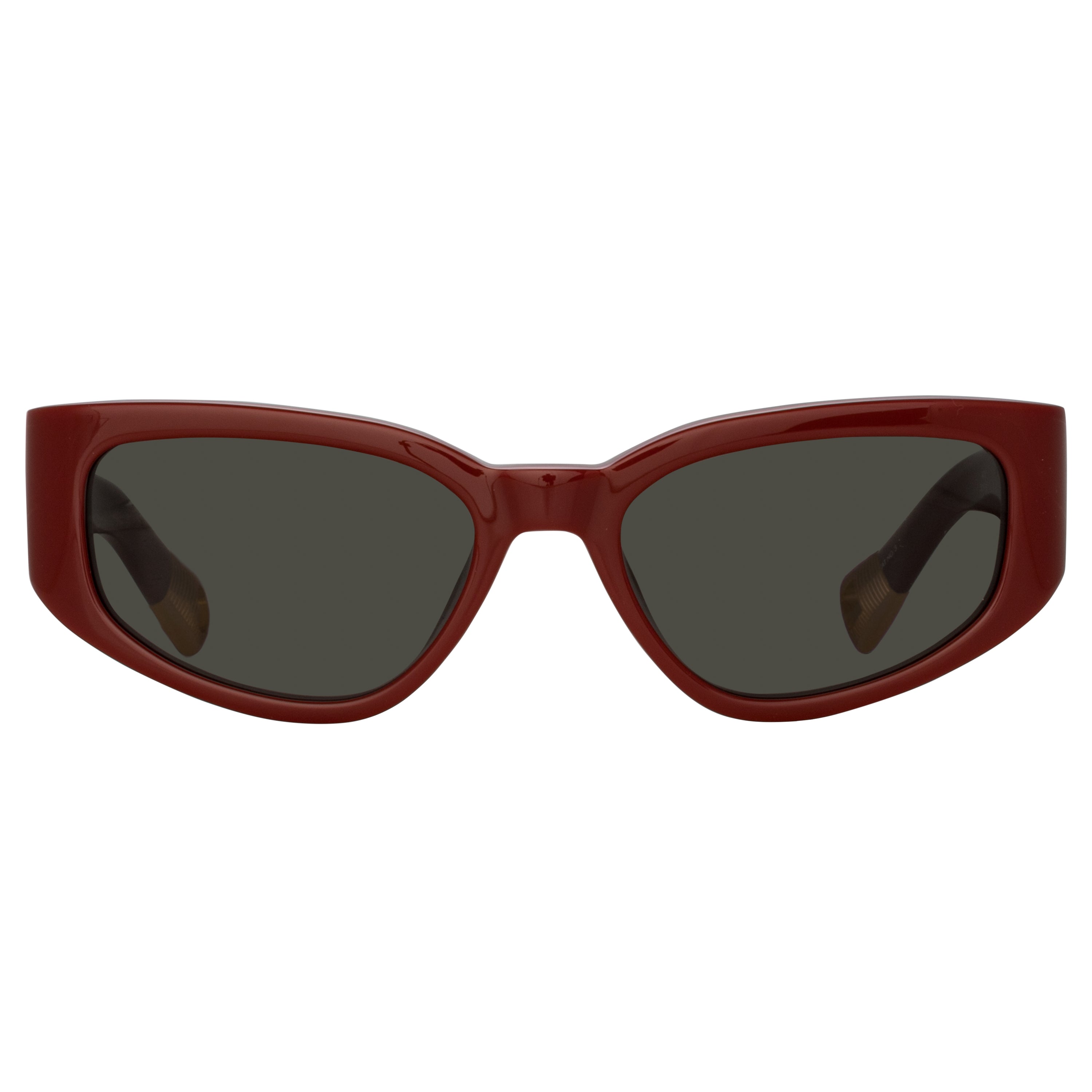 Gala Cat Eye Sunglasses in Burgundy