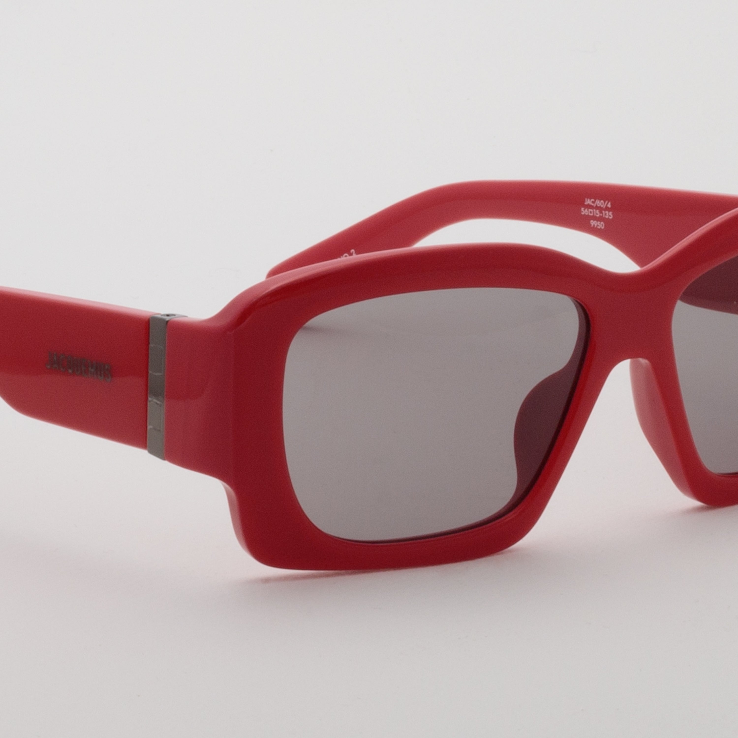 Croisiere Rectangular Sunglasses in Red