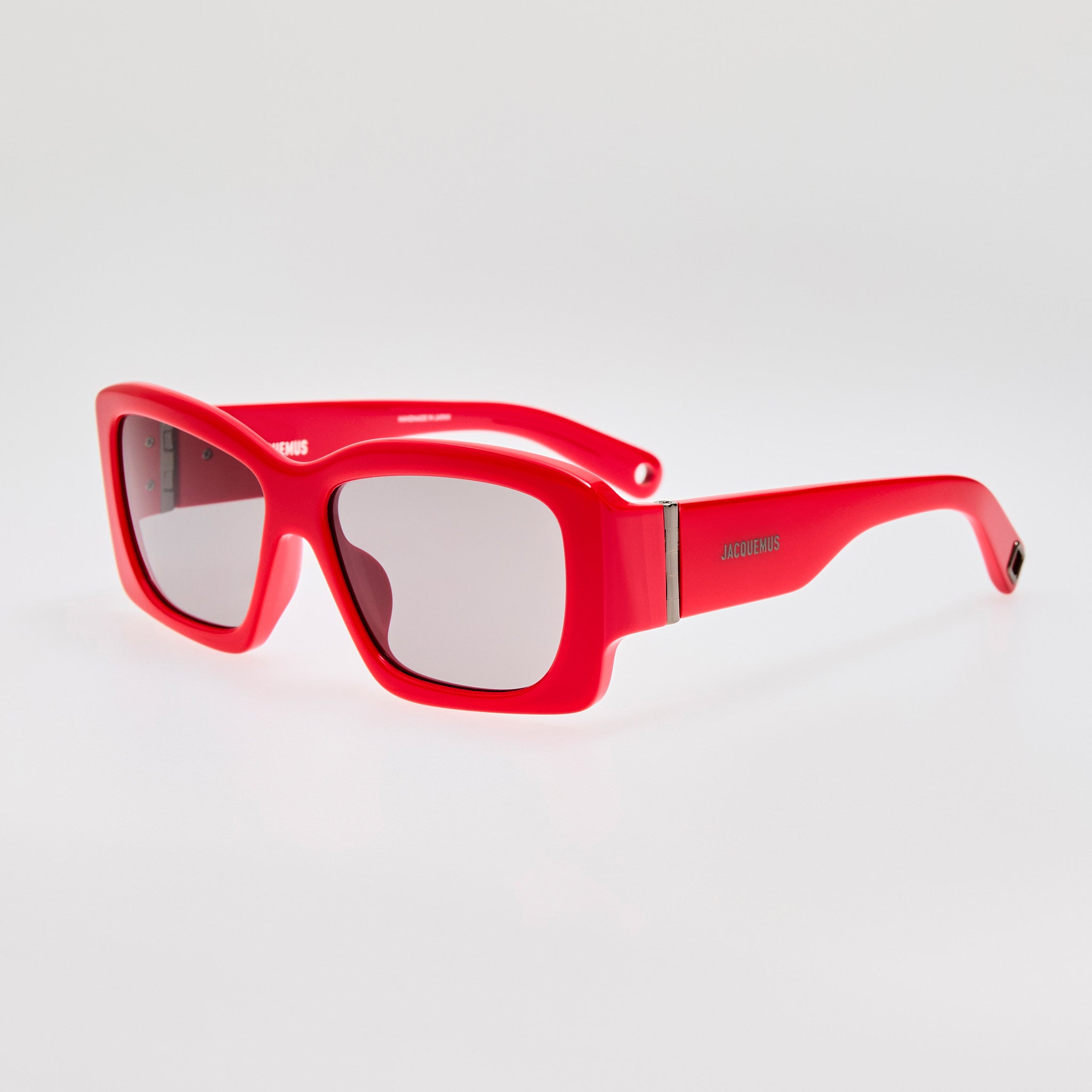 Croisiere Rectangular Sunglasses in Red