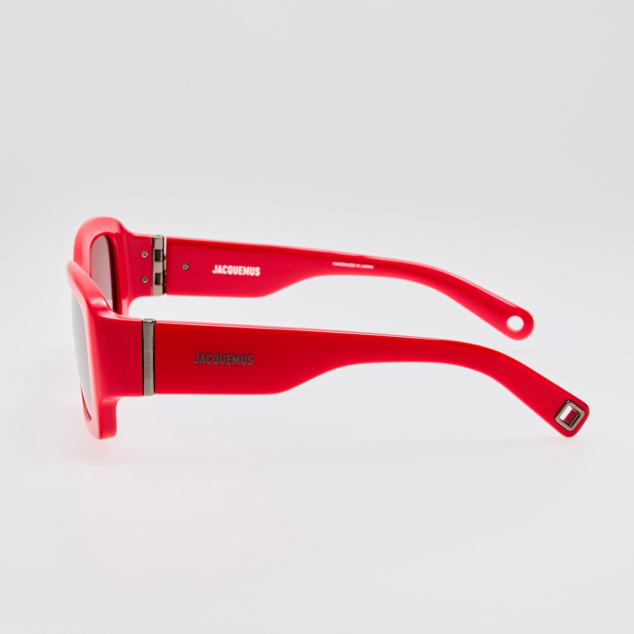 Croisiere Rectangular Sunglasses in Red