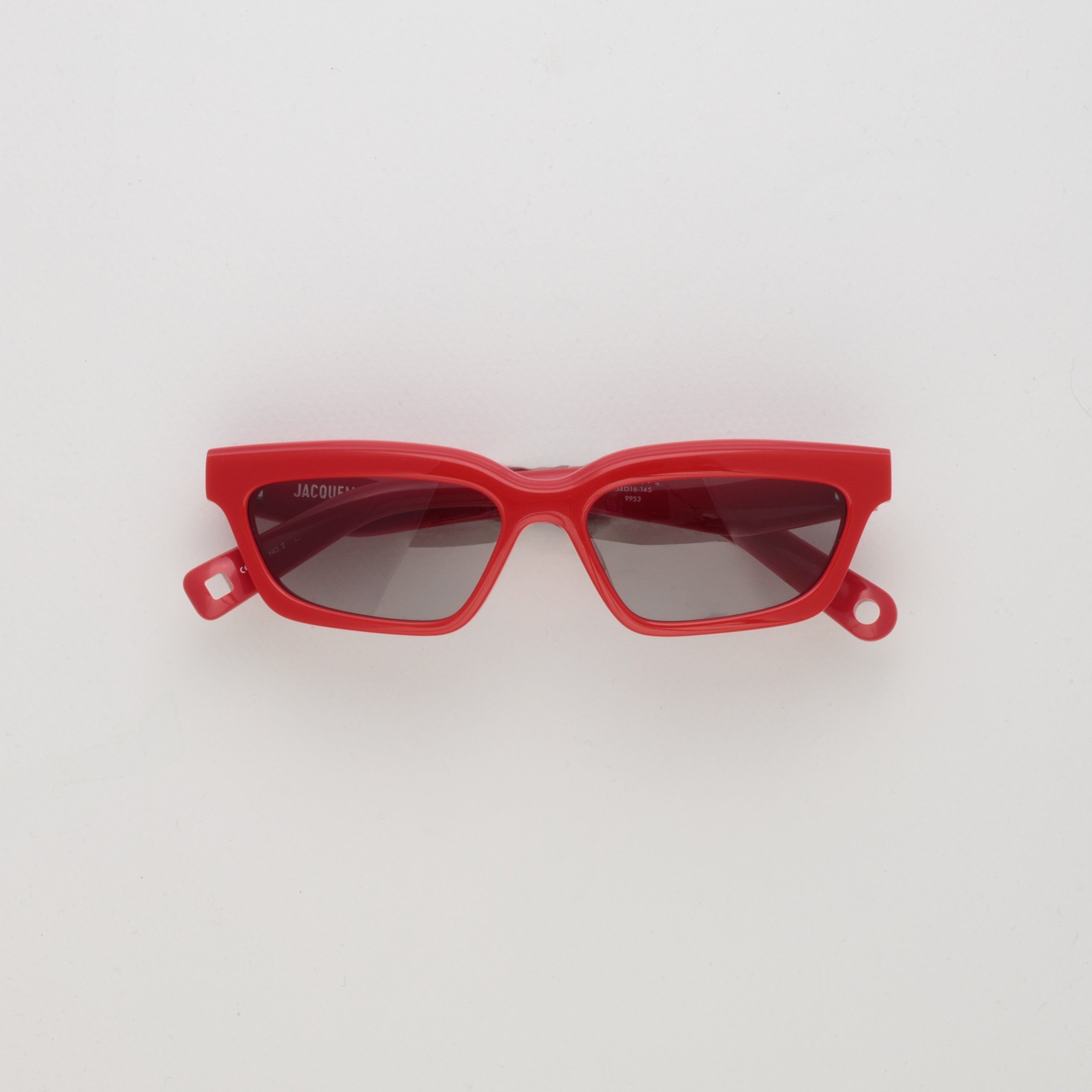 Salon Angular Sunglasses in Red