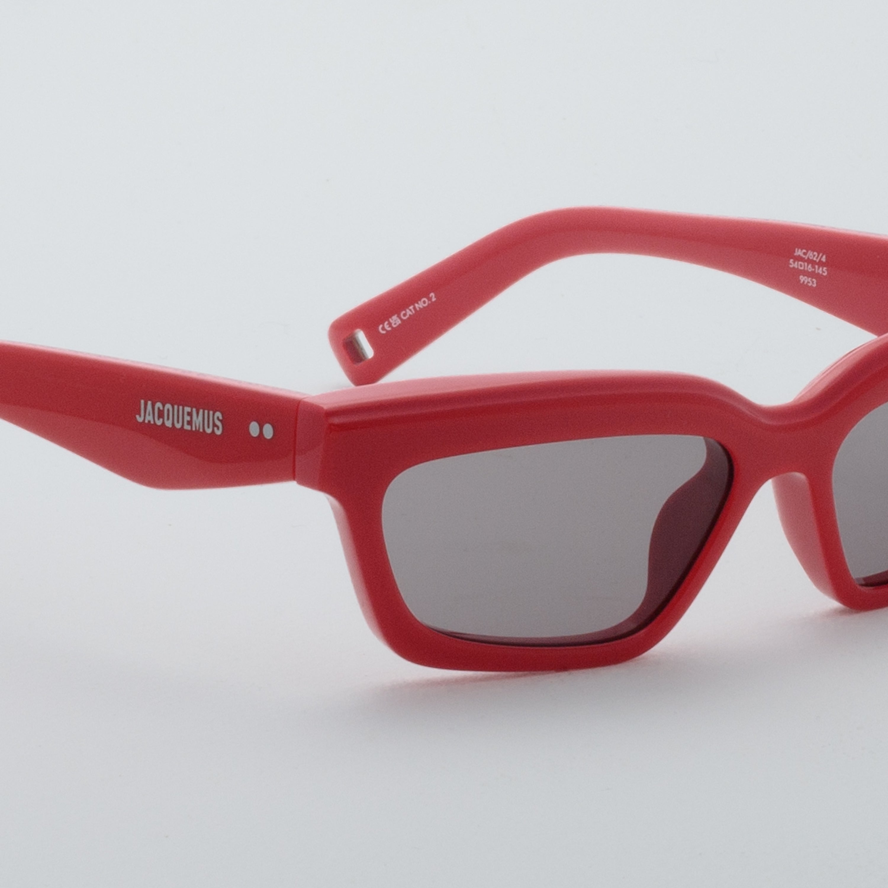 Salon Angular Sunglasses in Red