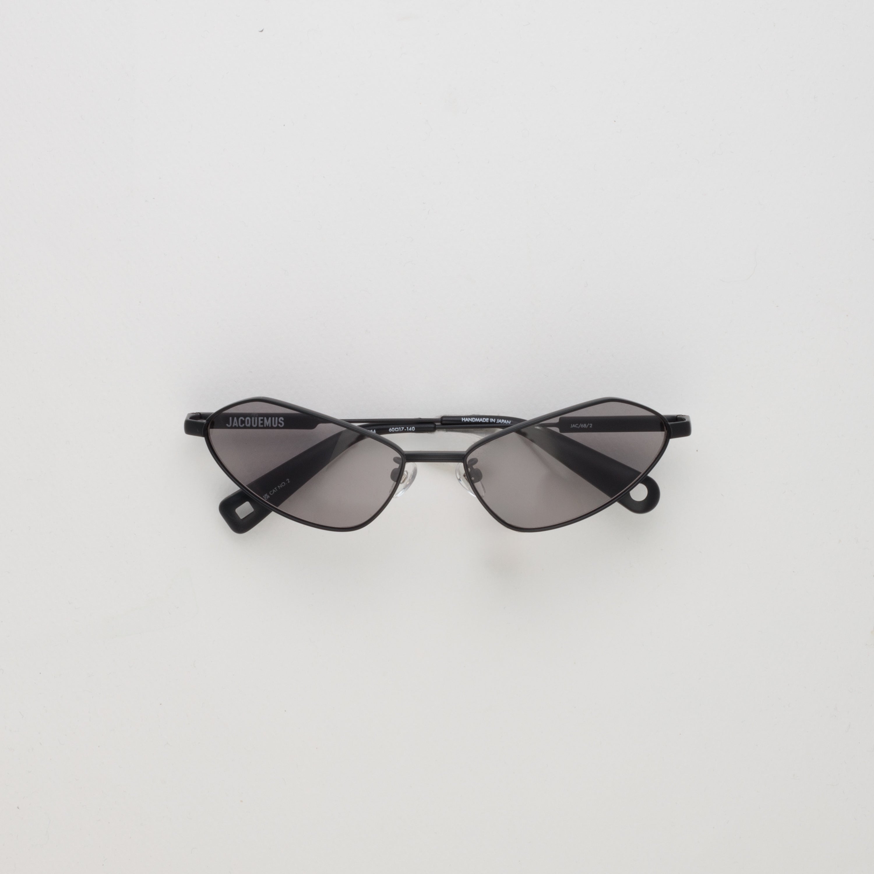 Bambino Angular Metal Sunglasses in Matt Black