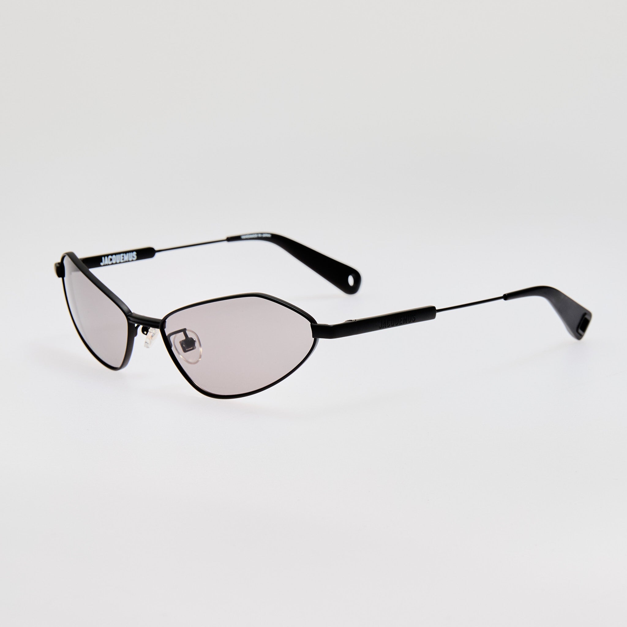 Bambino Angular Metal Sunglasses in Matt Black