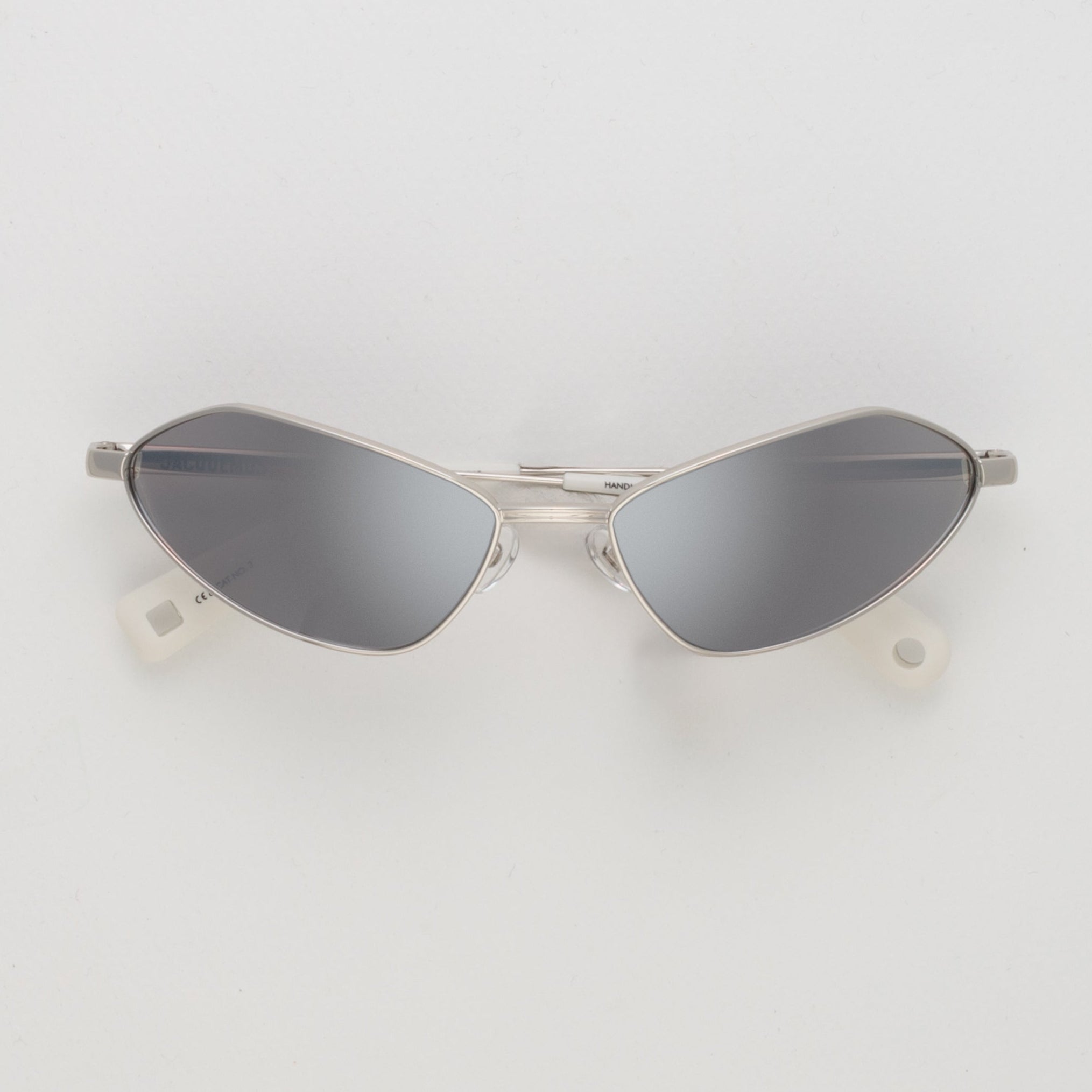 Bambino Angular Metal Sunglasses in Silver