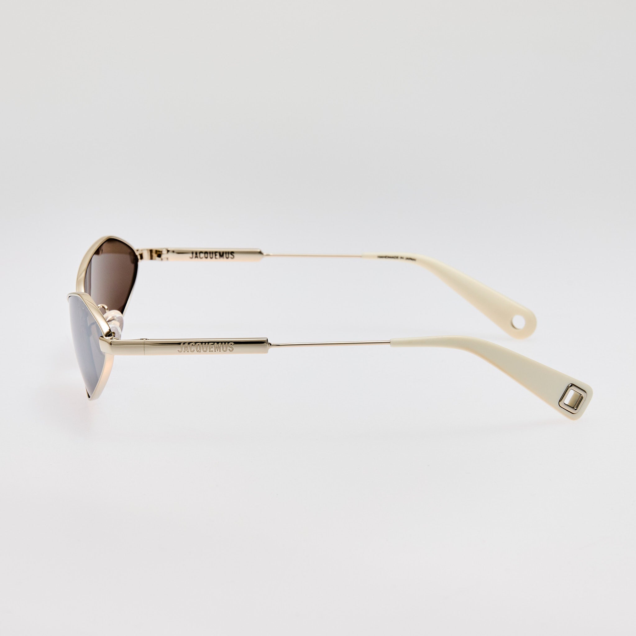 Bambino Angular Metal Sunglasses in Silver