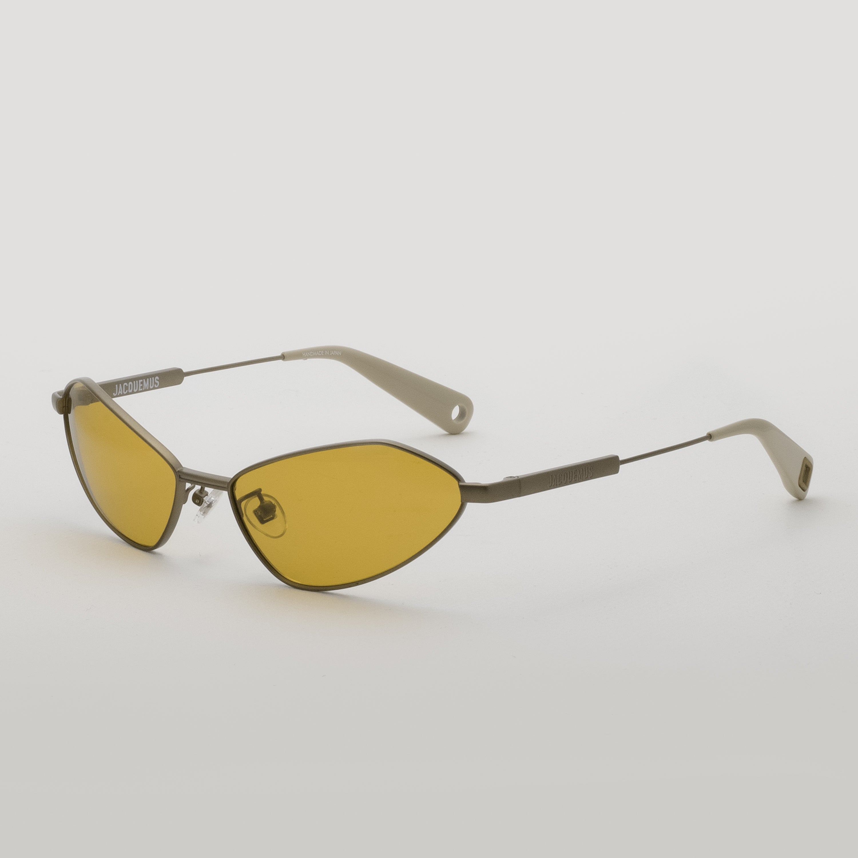 Bambino Angular Sunglasses in Metal Matt Putty