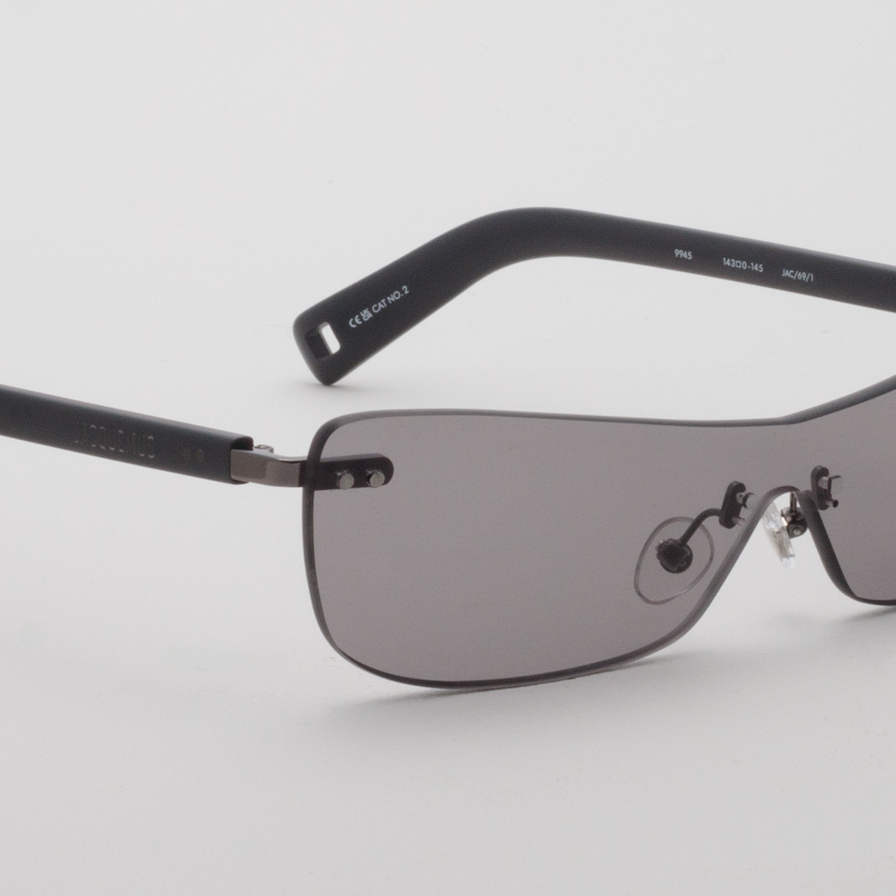 Mirada Cat Eye Sunglasses in Matt Grey