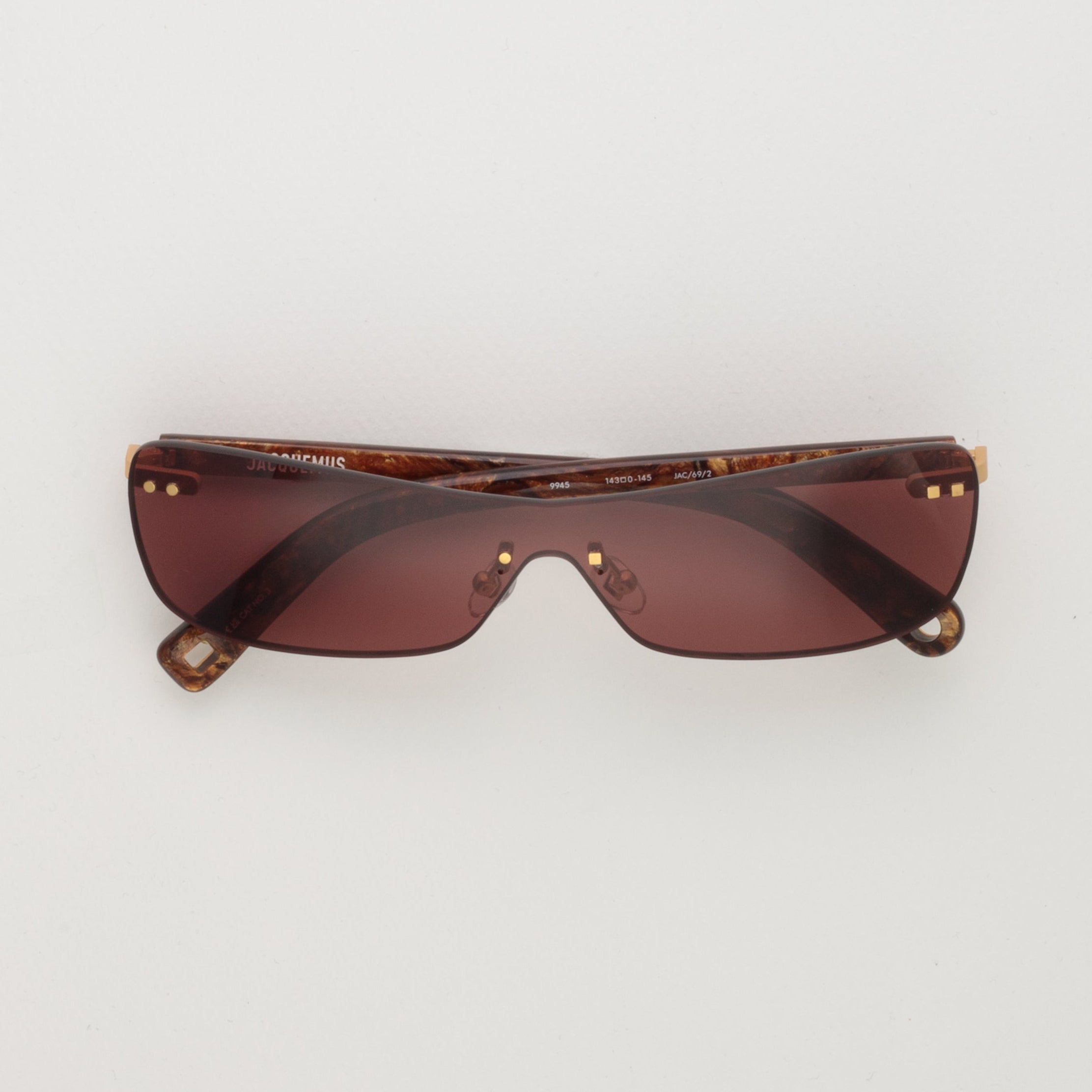 Mirada Cat Eye Sunglasses in Wood Effect