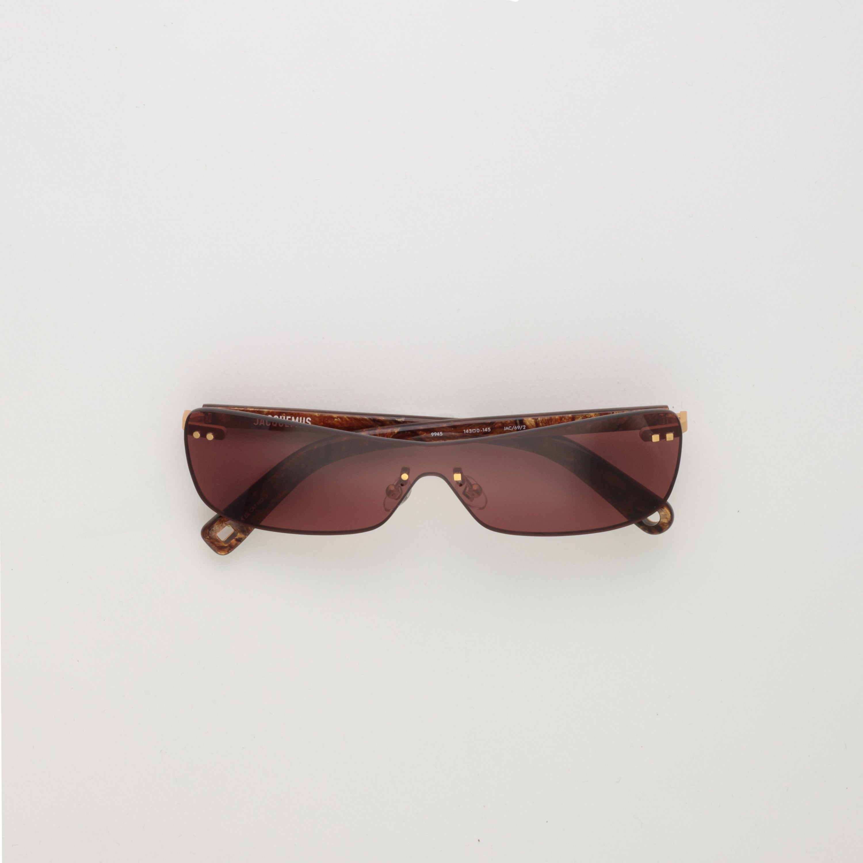 Mirada Cat Eye Sunglasses in Wood Effect