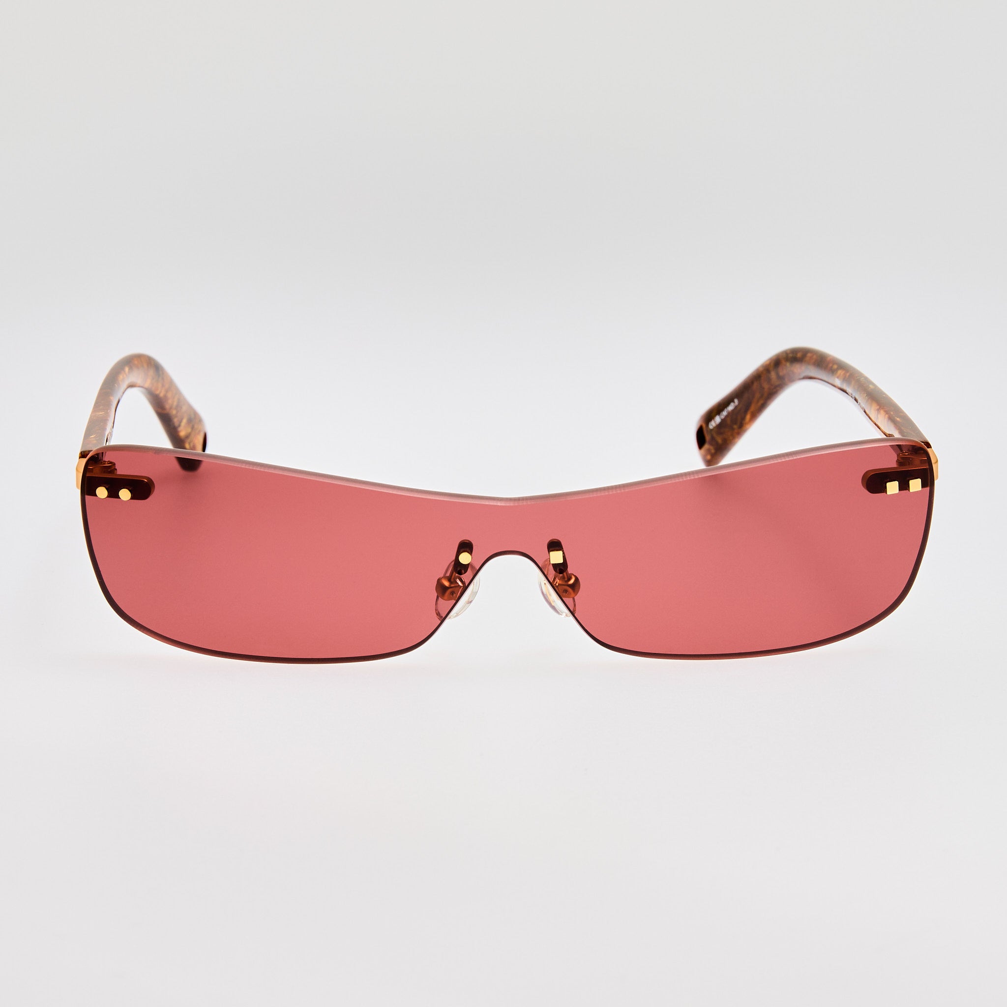 Mirada Cat Eye Sunglasses in Wood Effect
