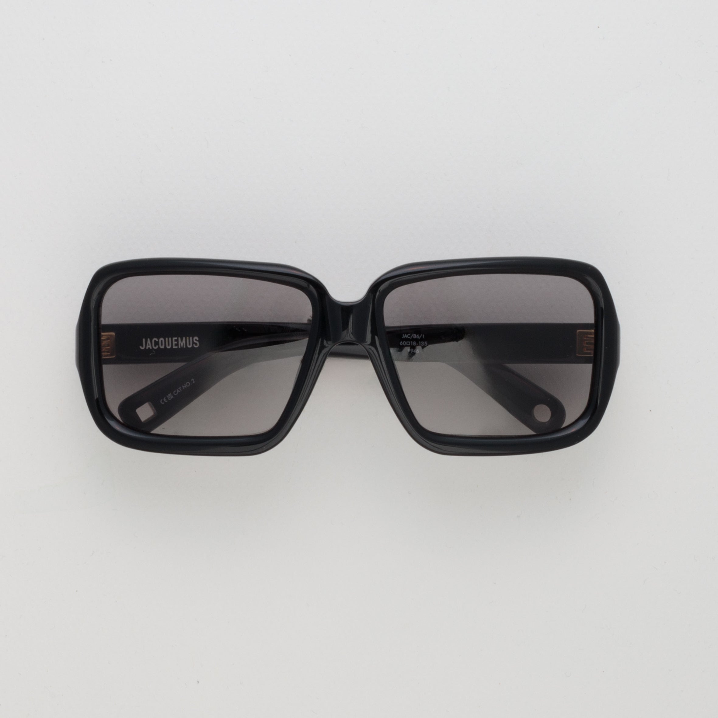 Cabana Oversize Sunglasses in Black