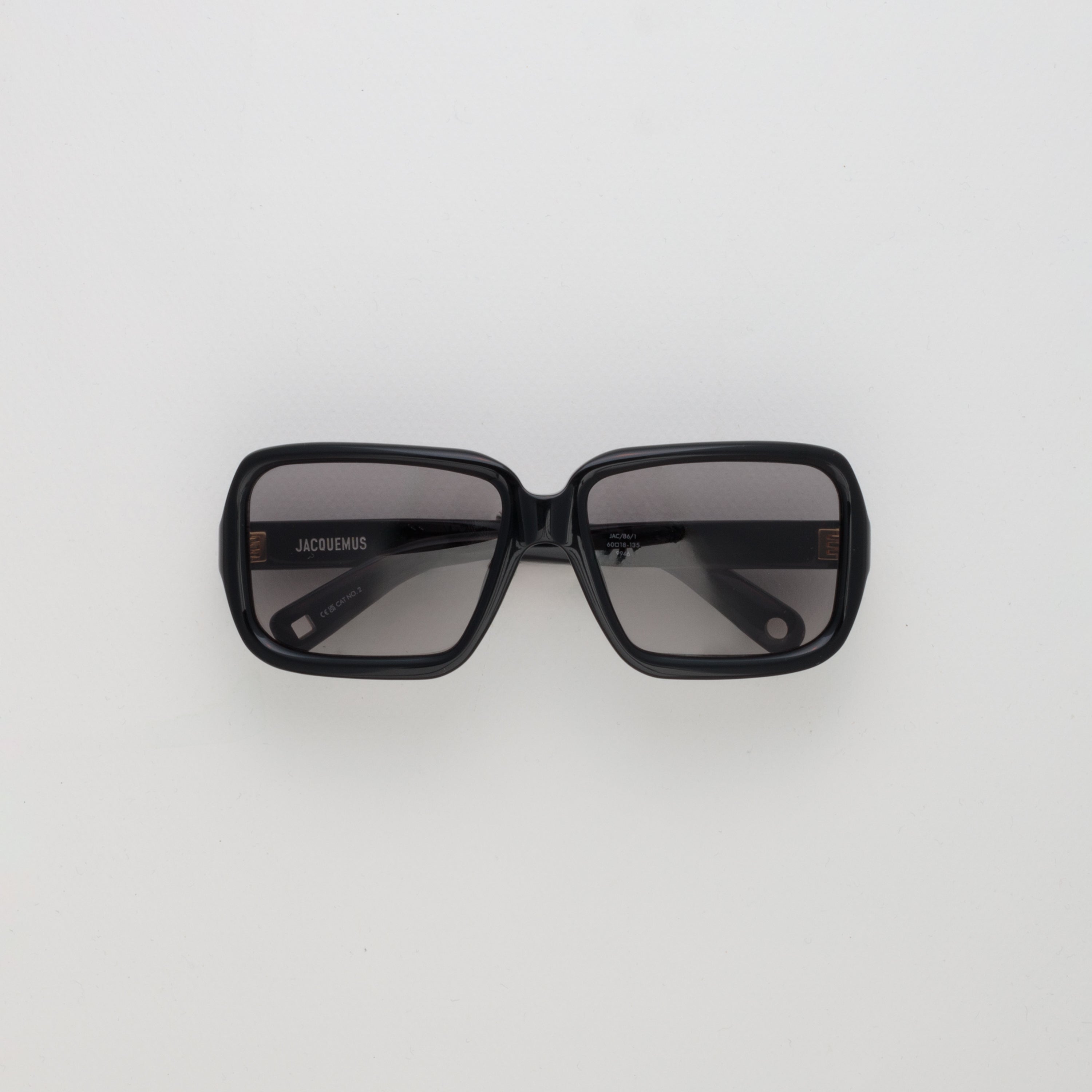 Cabana Oversize Sunglasses in Black