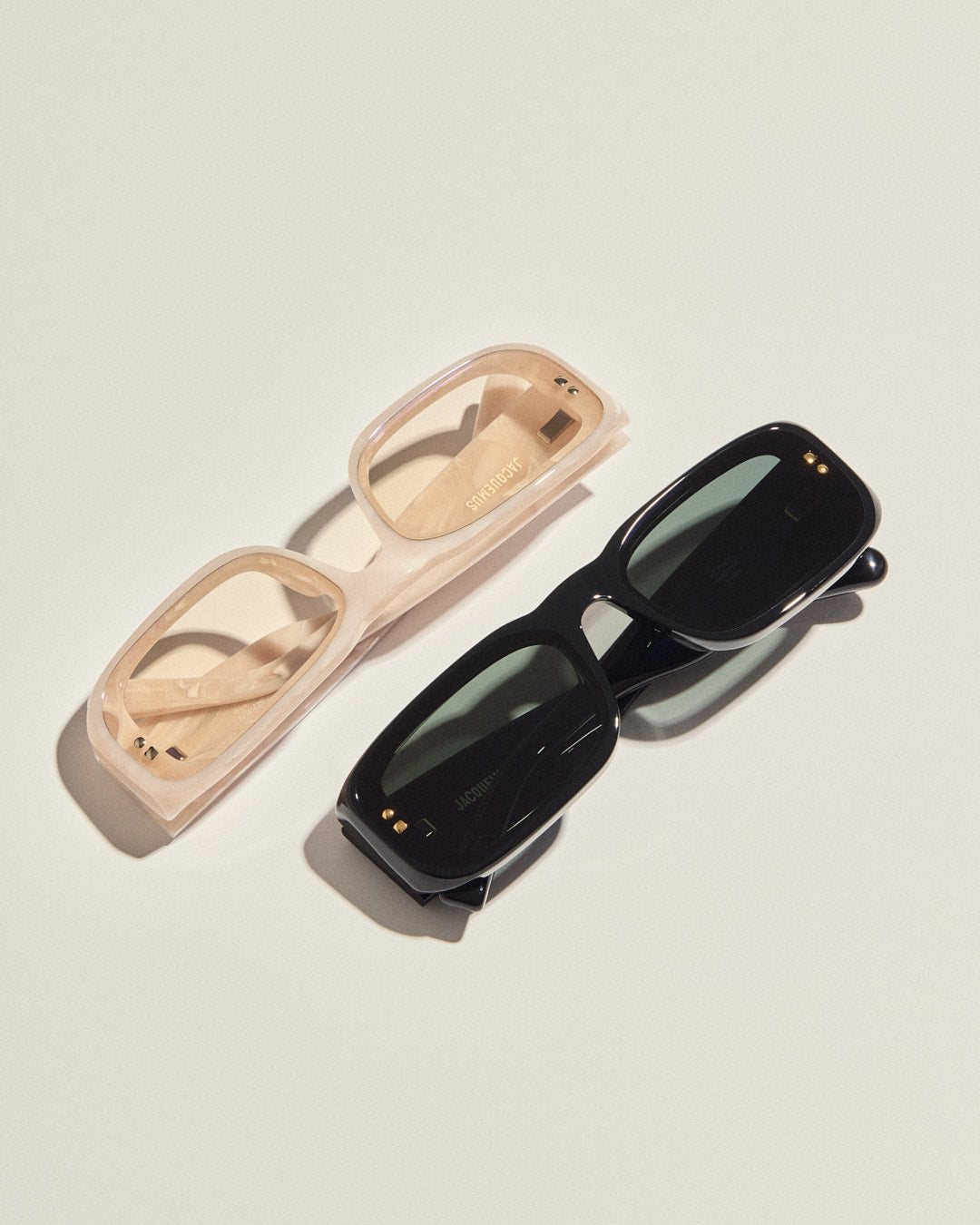 Jacquemus Ovalo Oval Sunglasses in Leopard | Linda Farrow Official